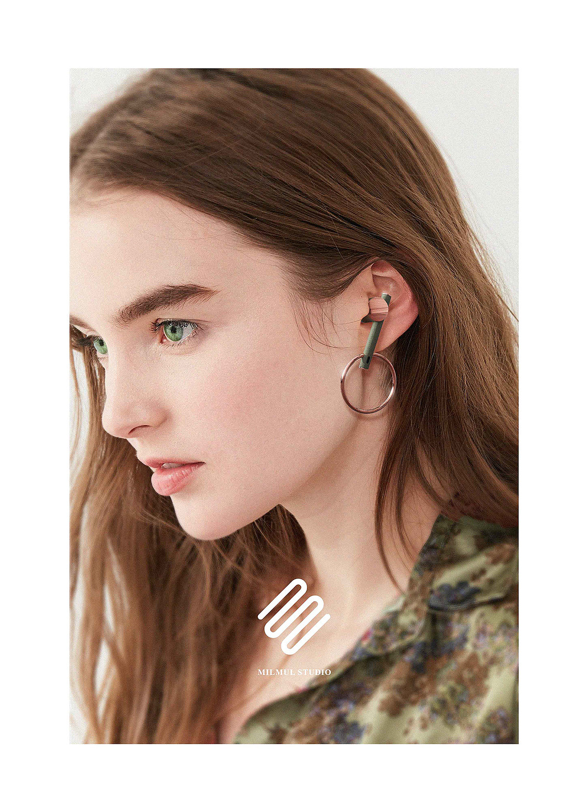 YoonJy，headset，Bluetooth headset，Earrings，
