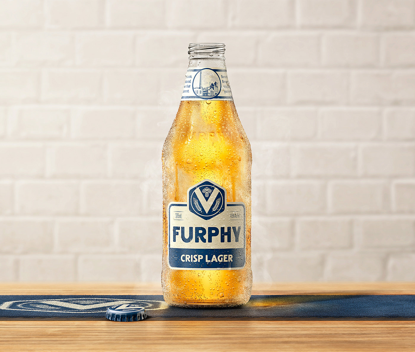 富菲啤酒，瓶子，Furphy Lager，