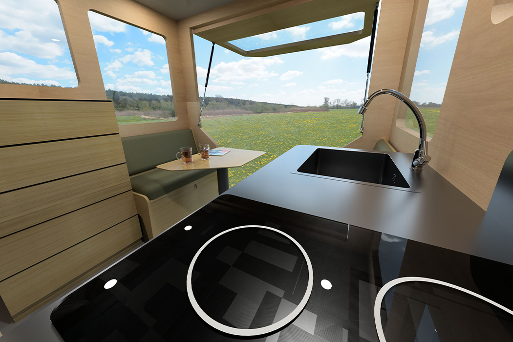 vehicle，Small house，solar energy，Travel，