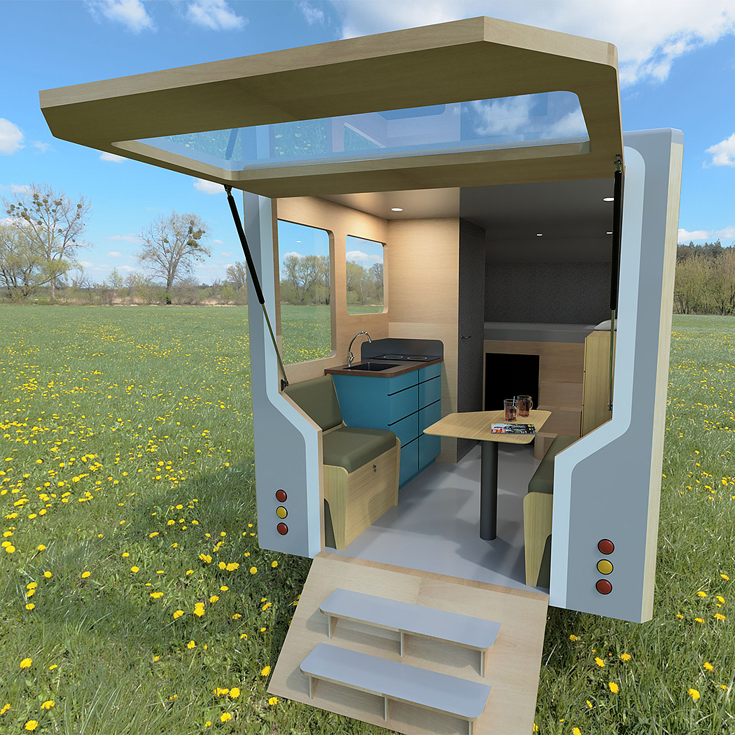 vehicle，Small house，solar energy，Travel，