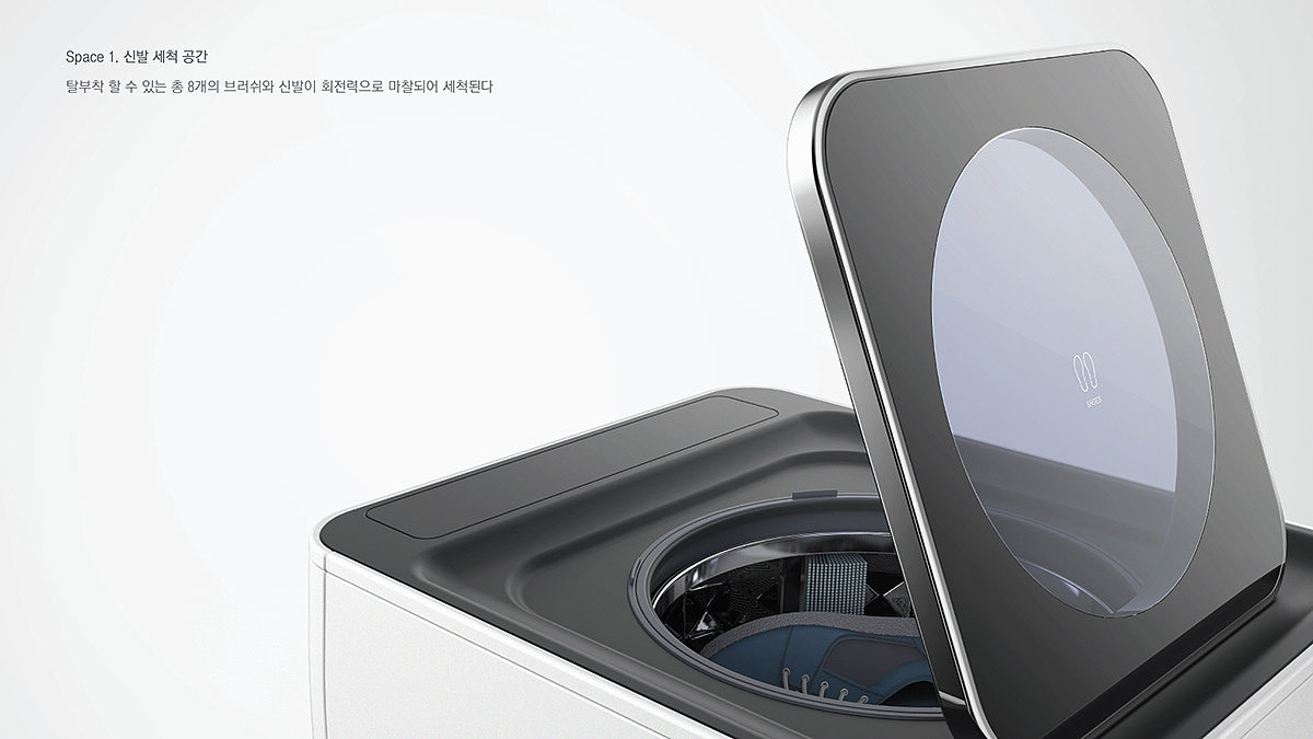 Washing machine，brush shoes，dryer，convenient，