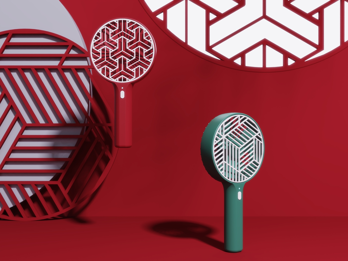 keyshot，coat hanger，Fan，Home Furnishing，