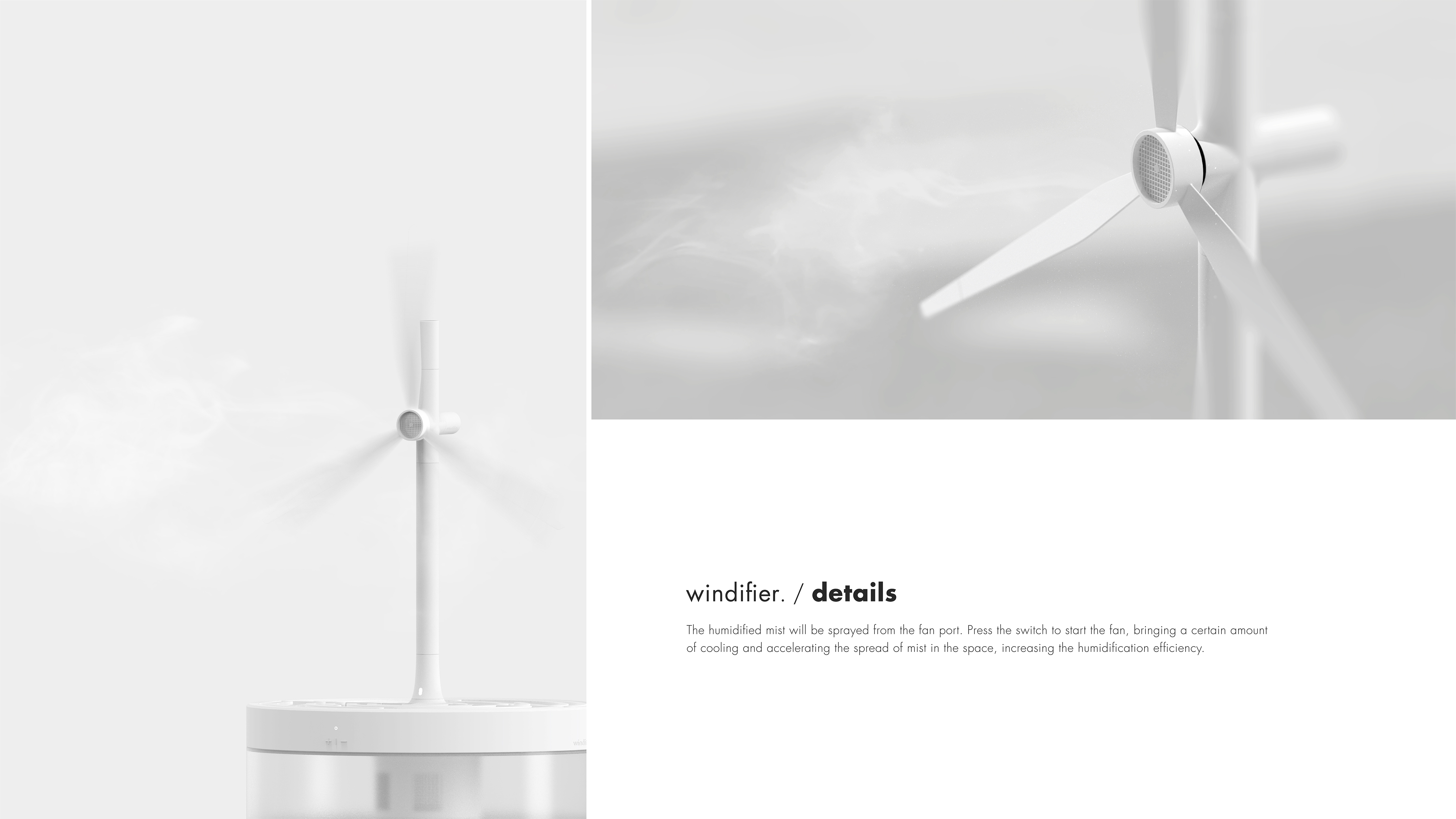 Humidifier design，product design，White products，Humidifier，Household appliances，Emotional design，Fan design，WIND，