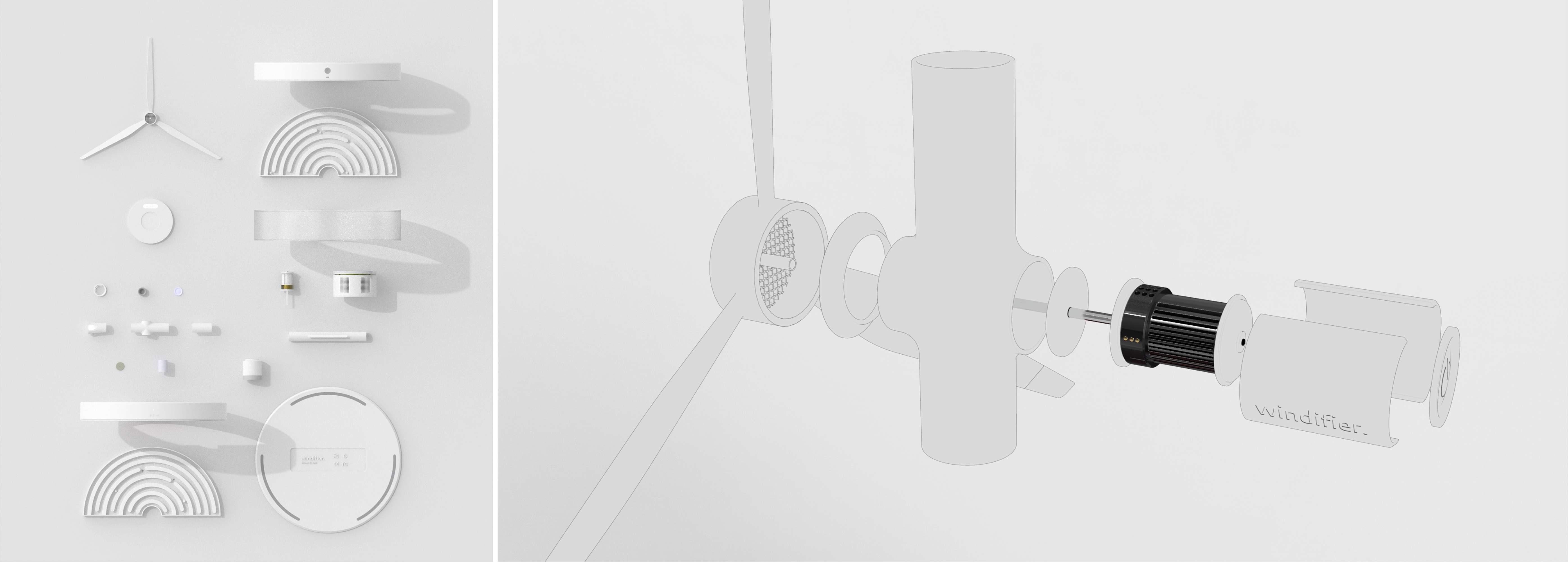 Humidifier design，product design，White products，Humidifier，Household appliances，Emotional design，Fan design，WIND，