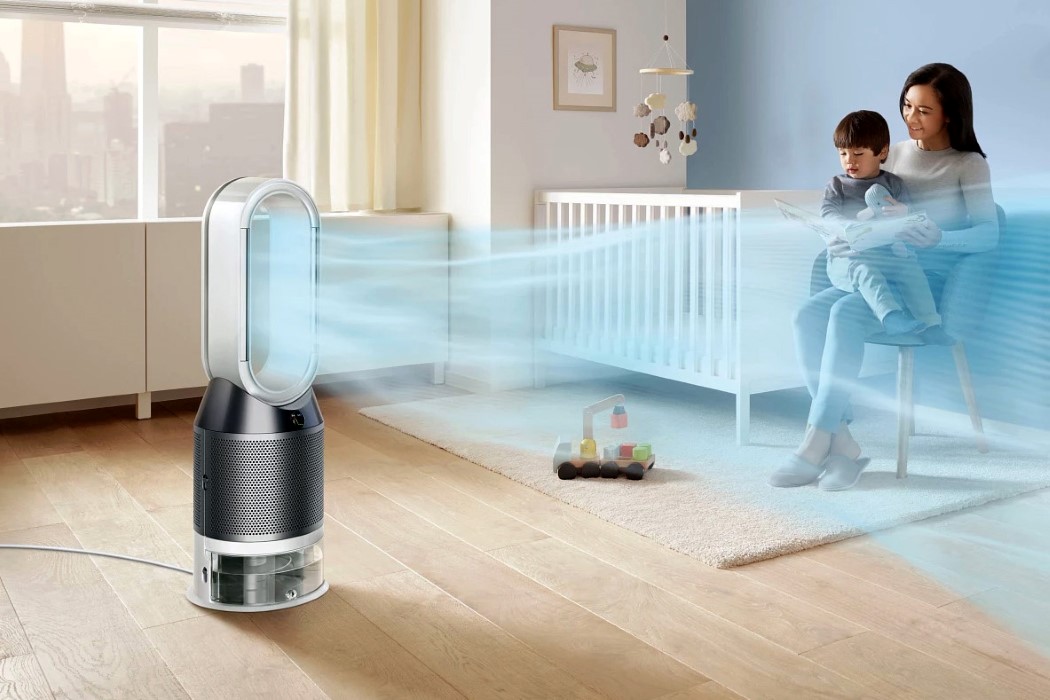 Dyson，Vaneless fan，Humidify + Cool，