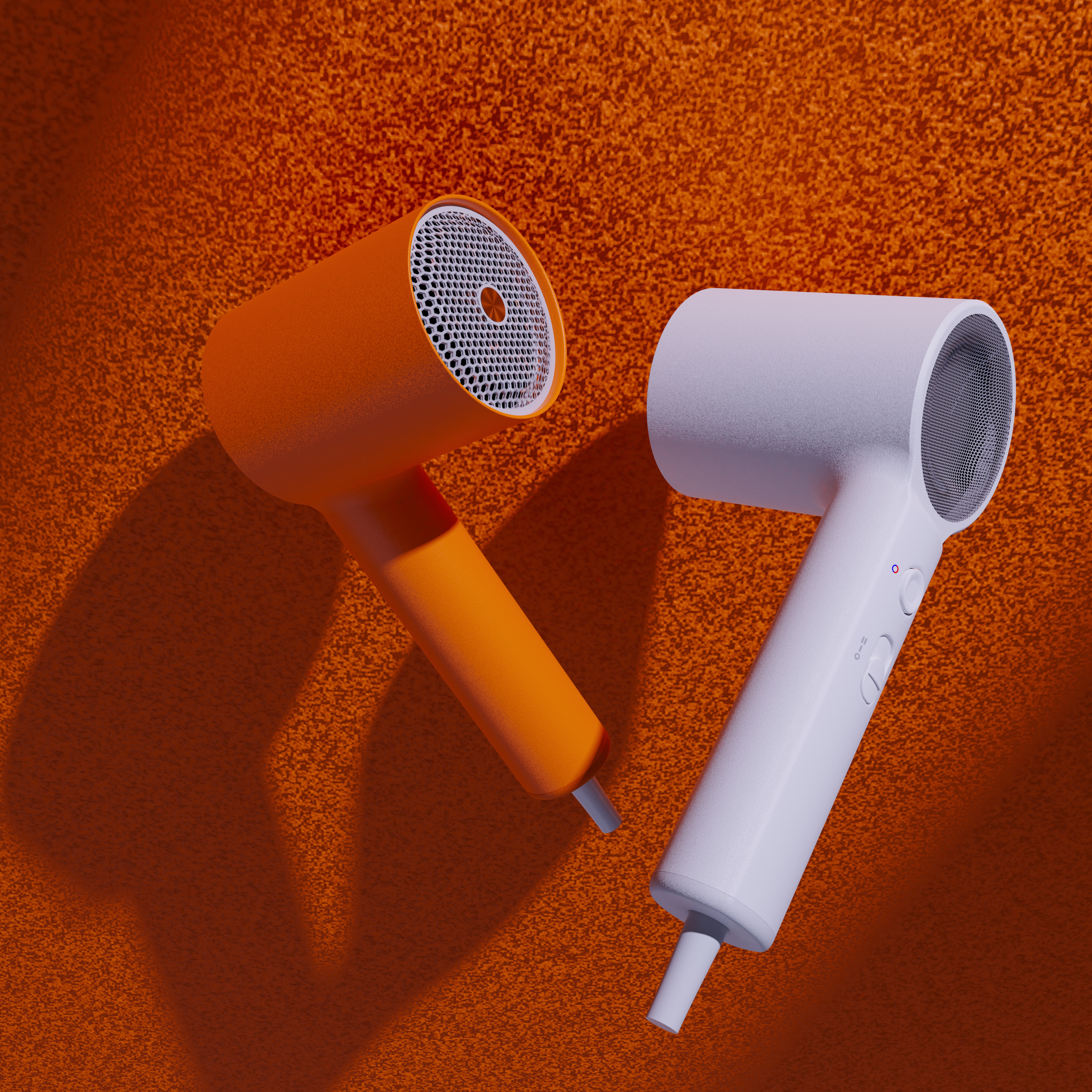 hair drier，Render，modeling，