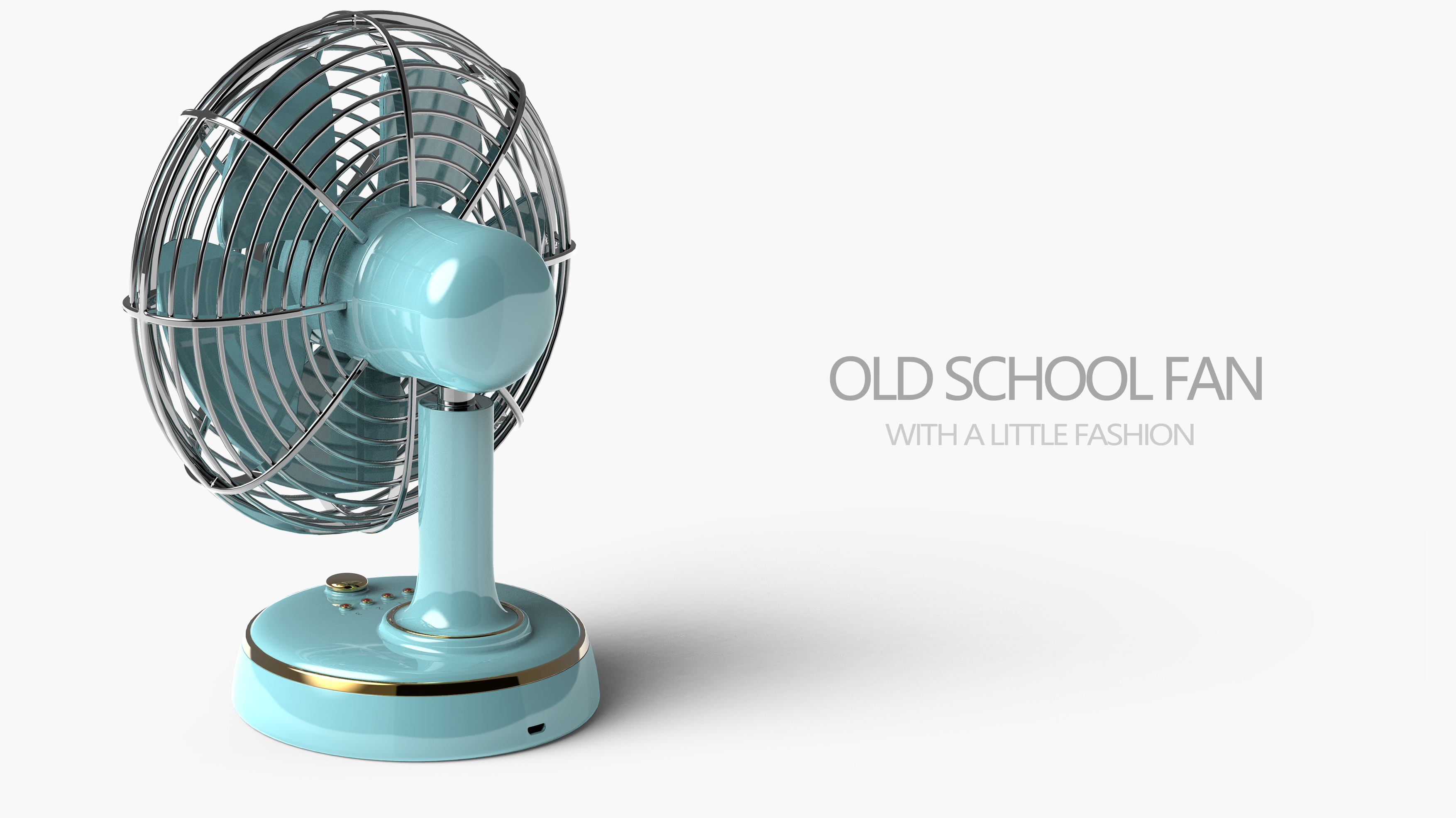 Retro，Fan，Desktop fan，