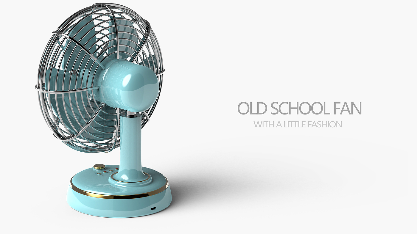 Retro，Fan，Desktop fan，