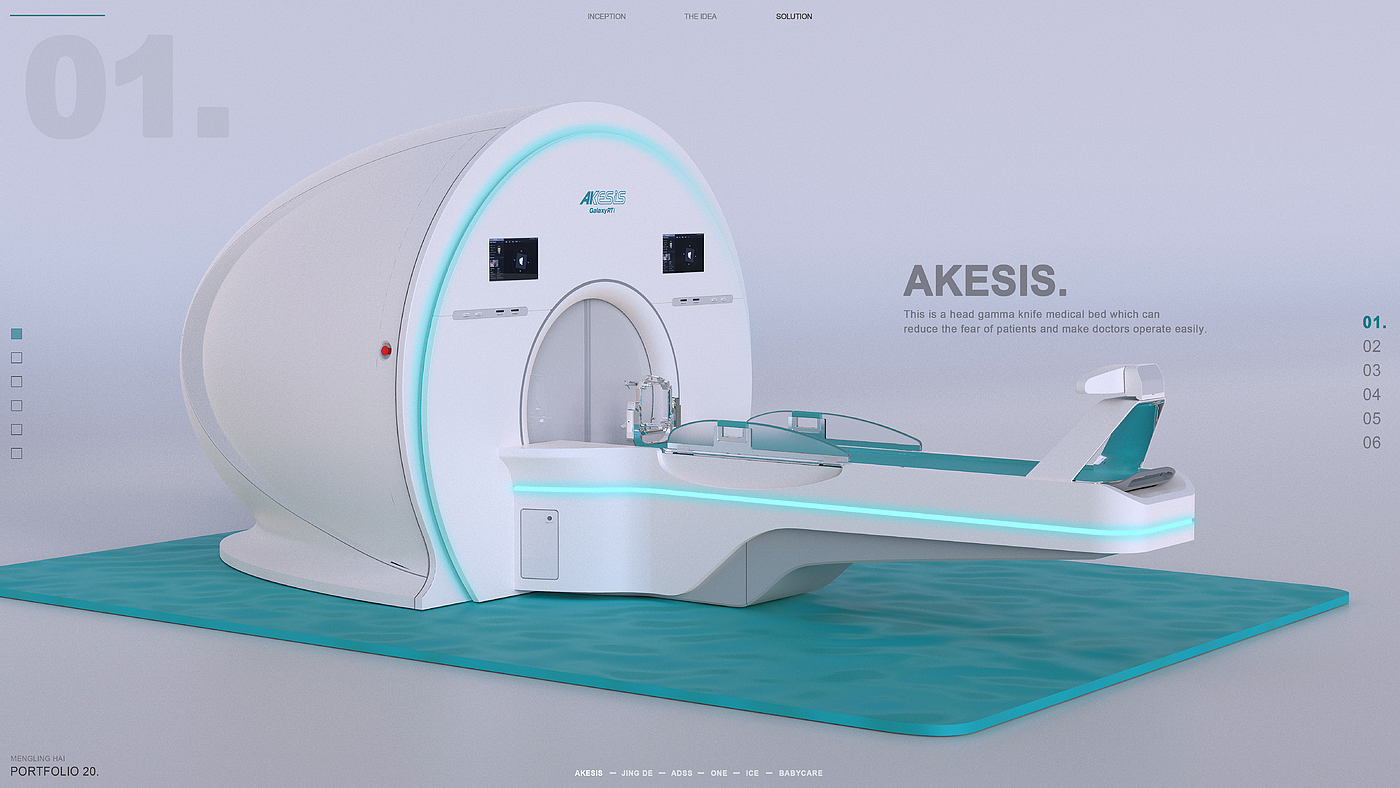Gamma knife，Medical bed，