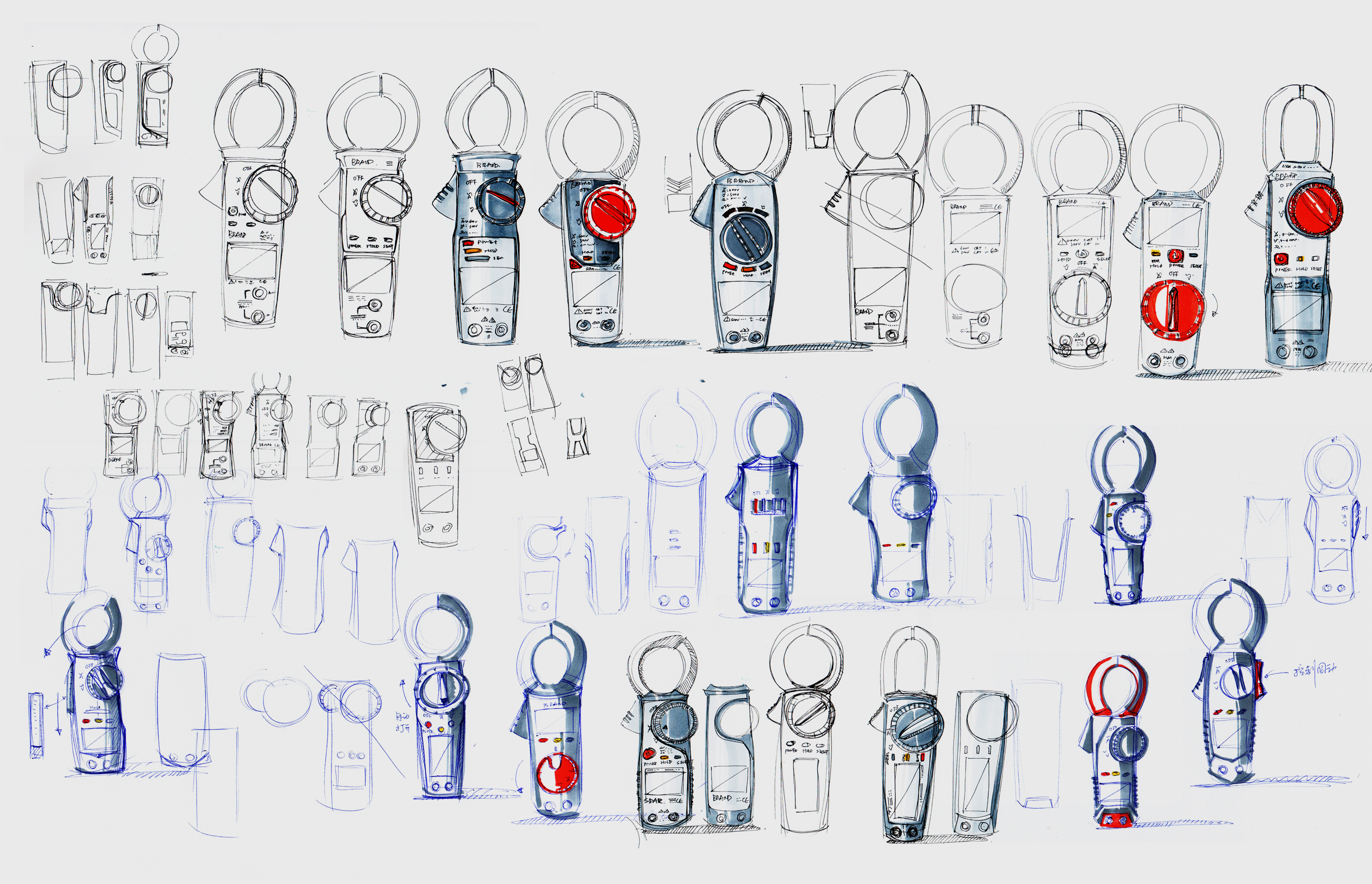 Digital clamp meter ，