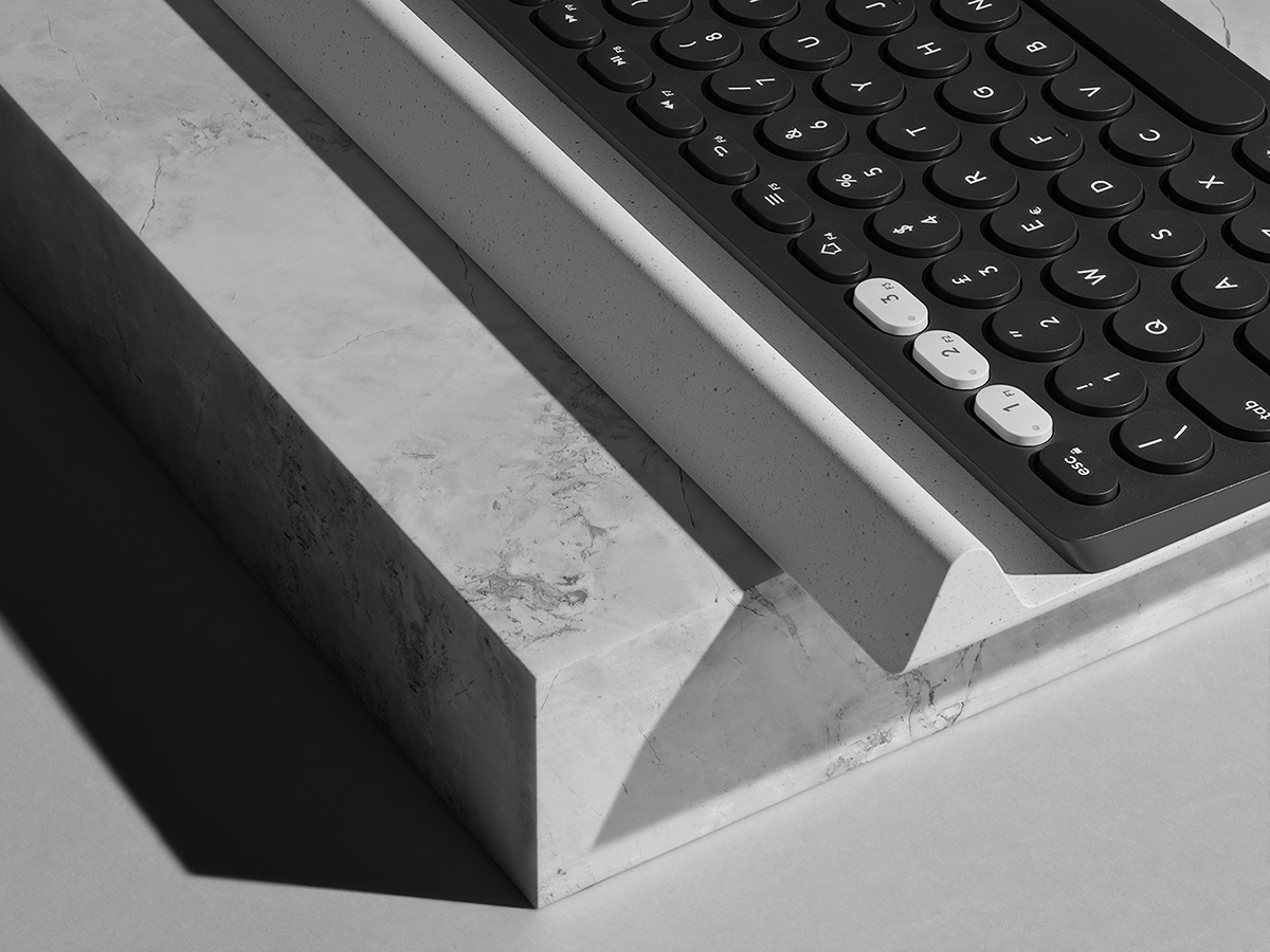 keyboard，logitech，Product photography，black，