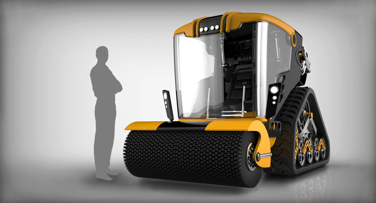 product design，industrial design，originality，convenient，Snow sweeper，