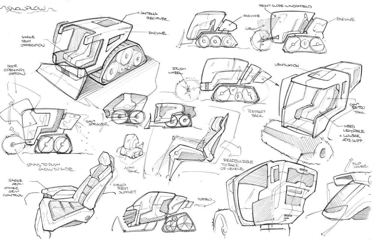 product design，industrial design，originality，convenient，Snow sweeper，