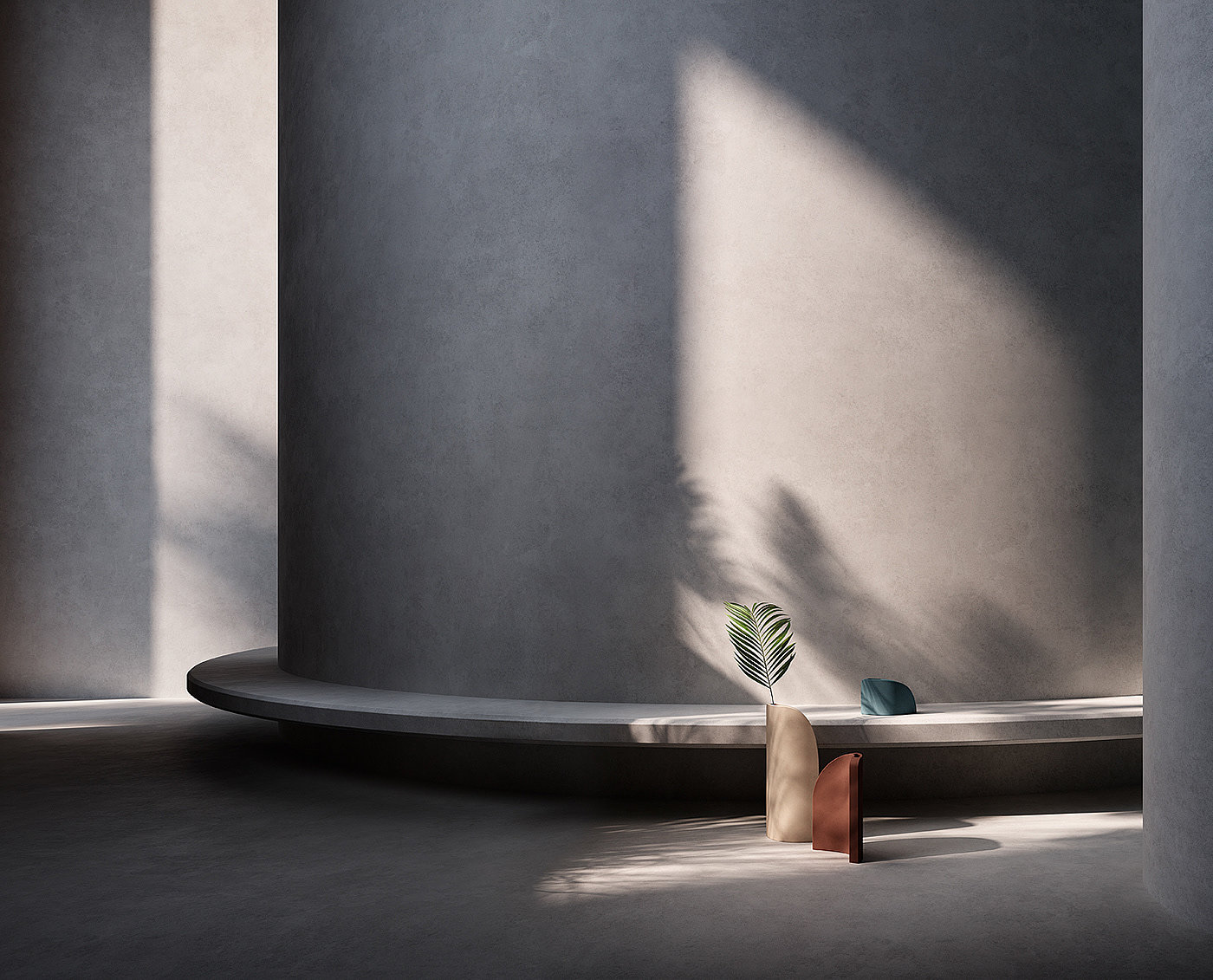 furniture，exhibition，chair，pool，vase，