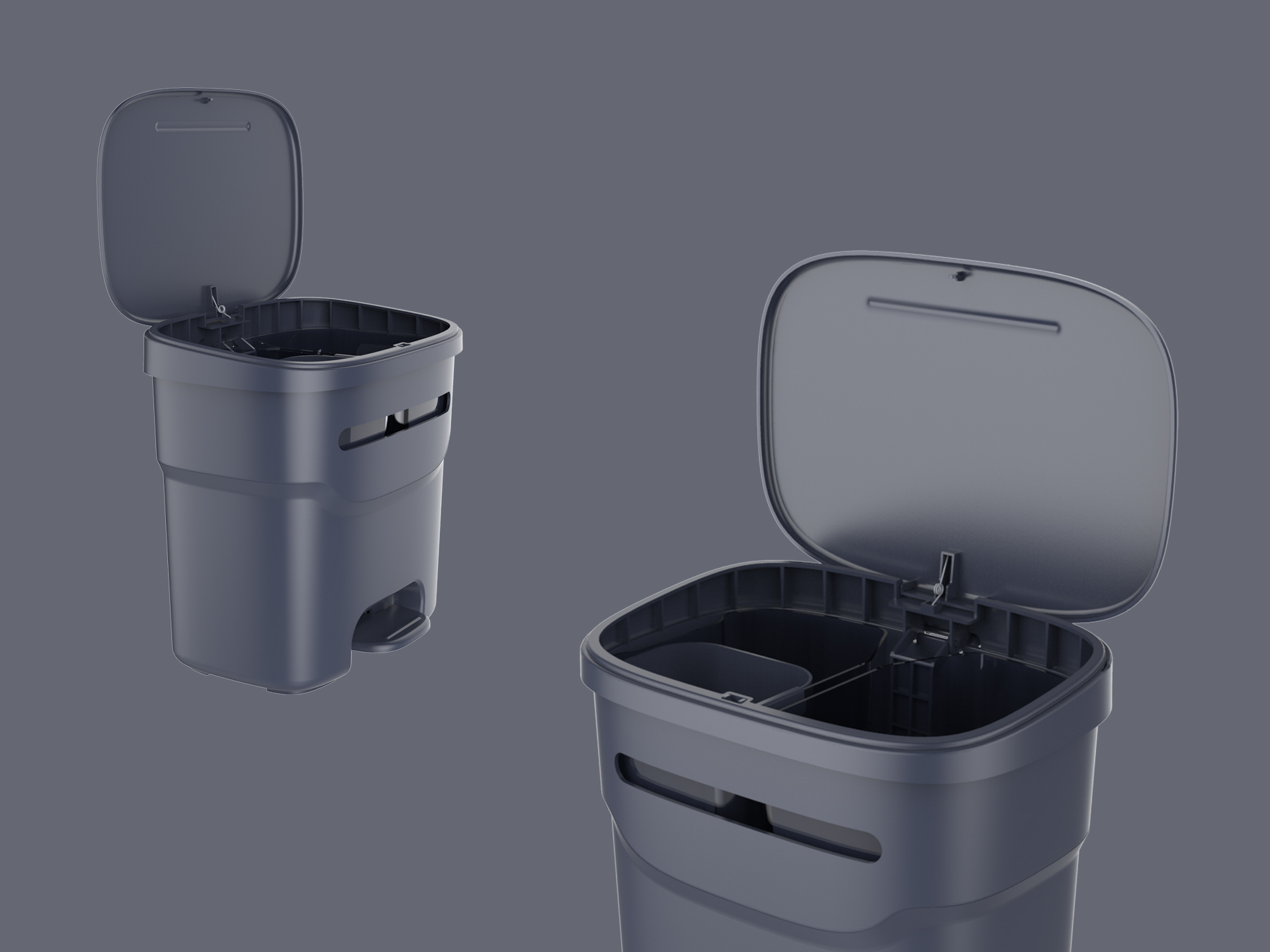 Classified trash can，