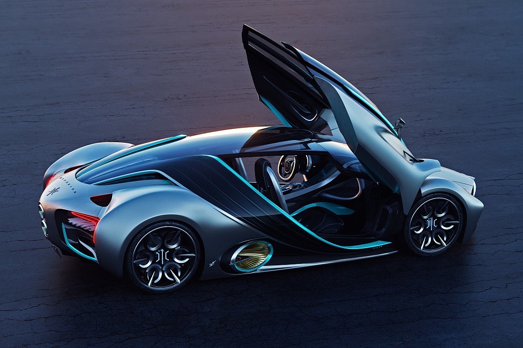 Super car，Hydrogen power，Hyperion XP-1，solar energy，