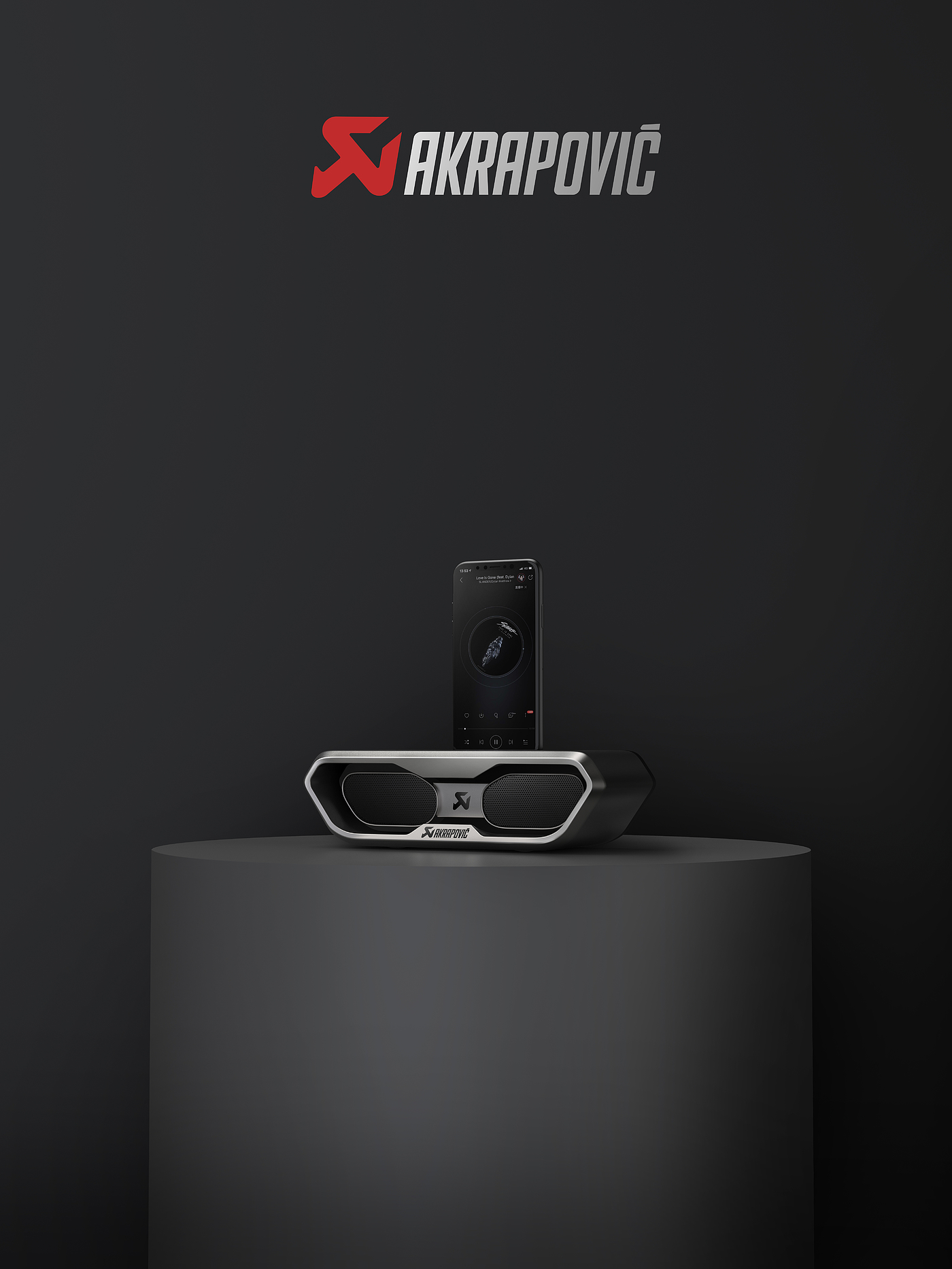 Akrapovic / Bluetooth speaker/，
