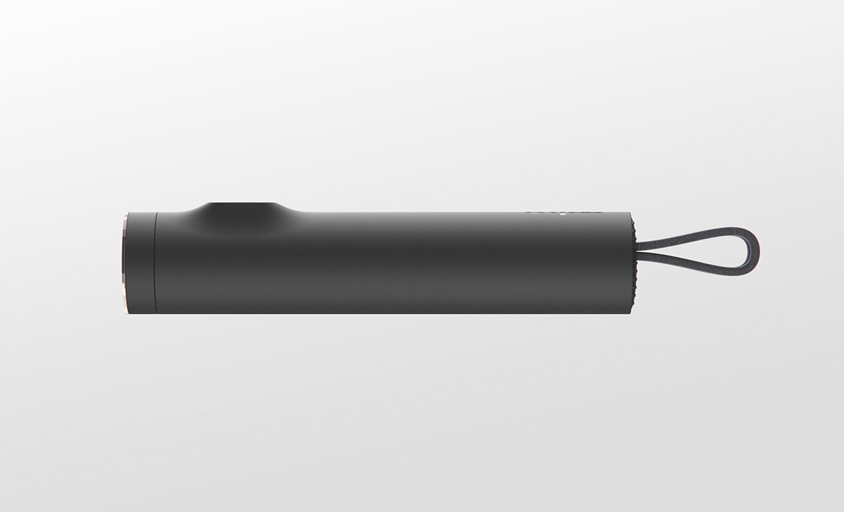 Flashlight，black，Capacitive，Simplicity，