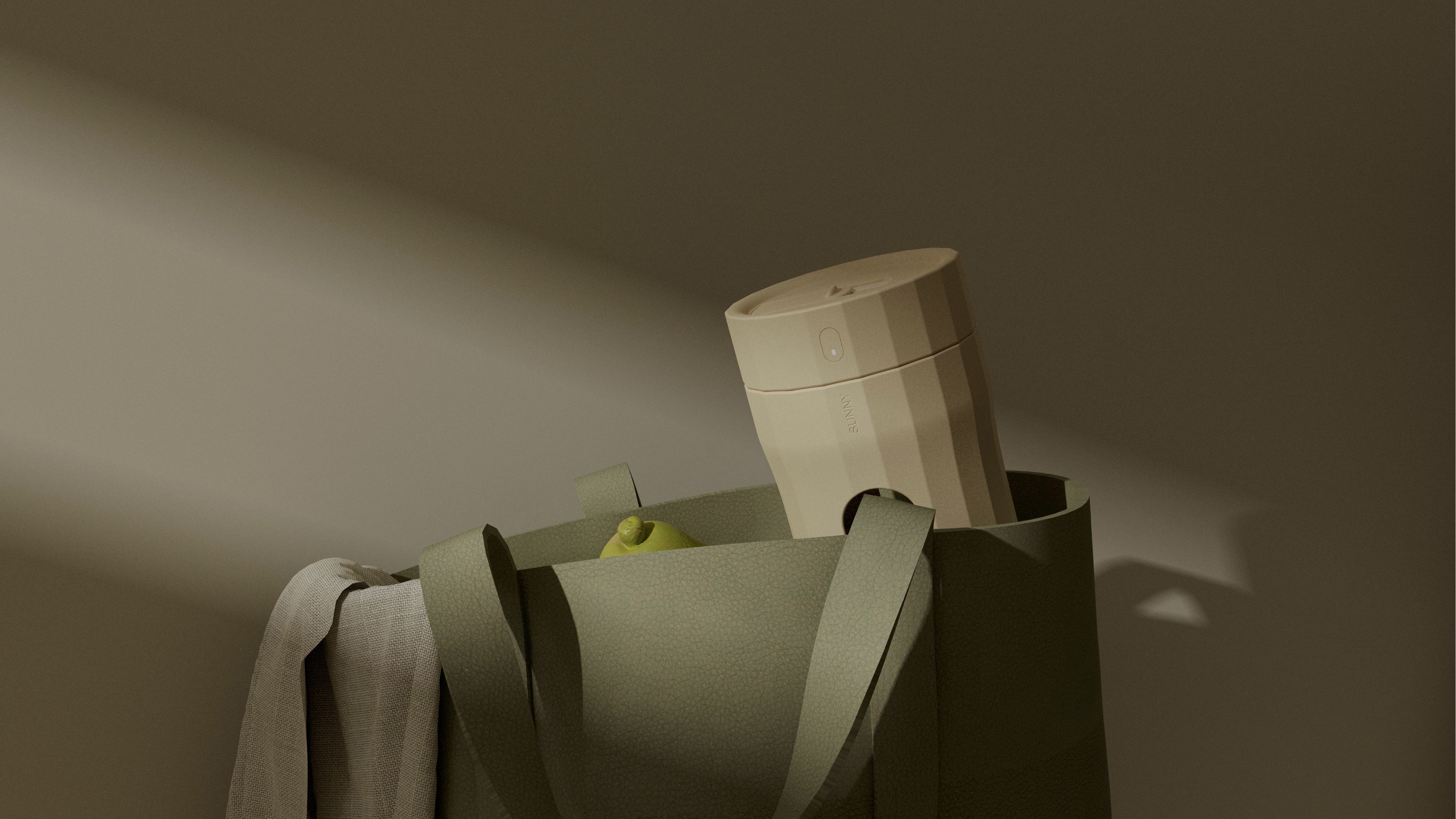 juice cup，industrial design，product design，Keyshot rendering，sample reels，