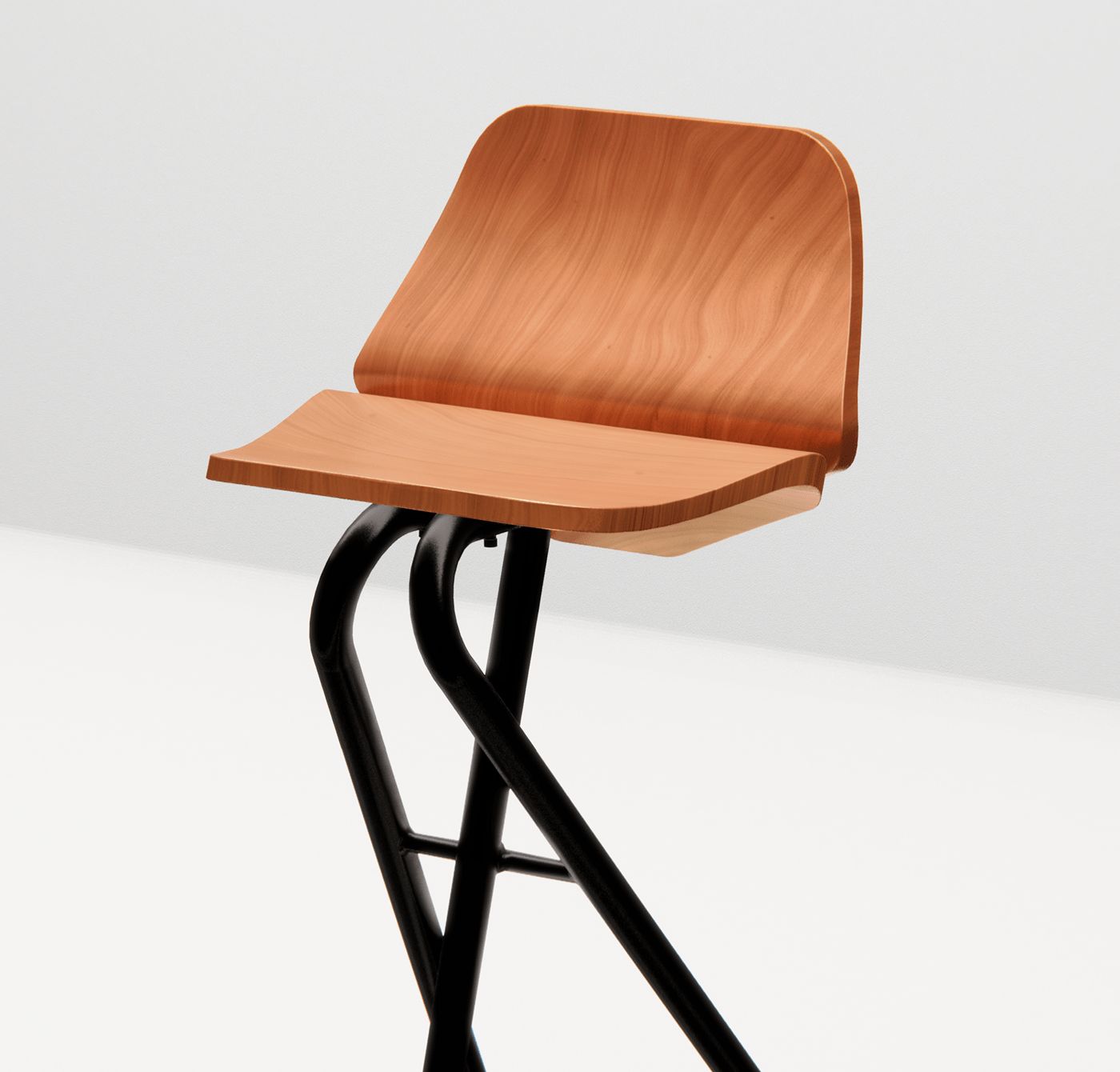 chair，Stool，steel structure，Simplicity，
