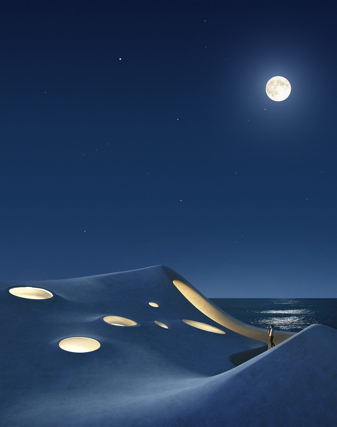 library，Special shaped building，Wormhole，Wormhole，