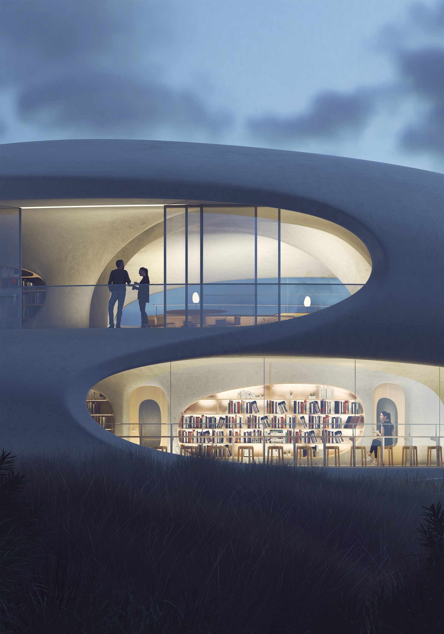 library，Special shaped building，Wormhole，Wormhole，