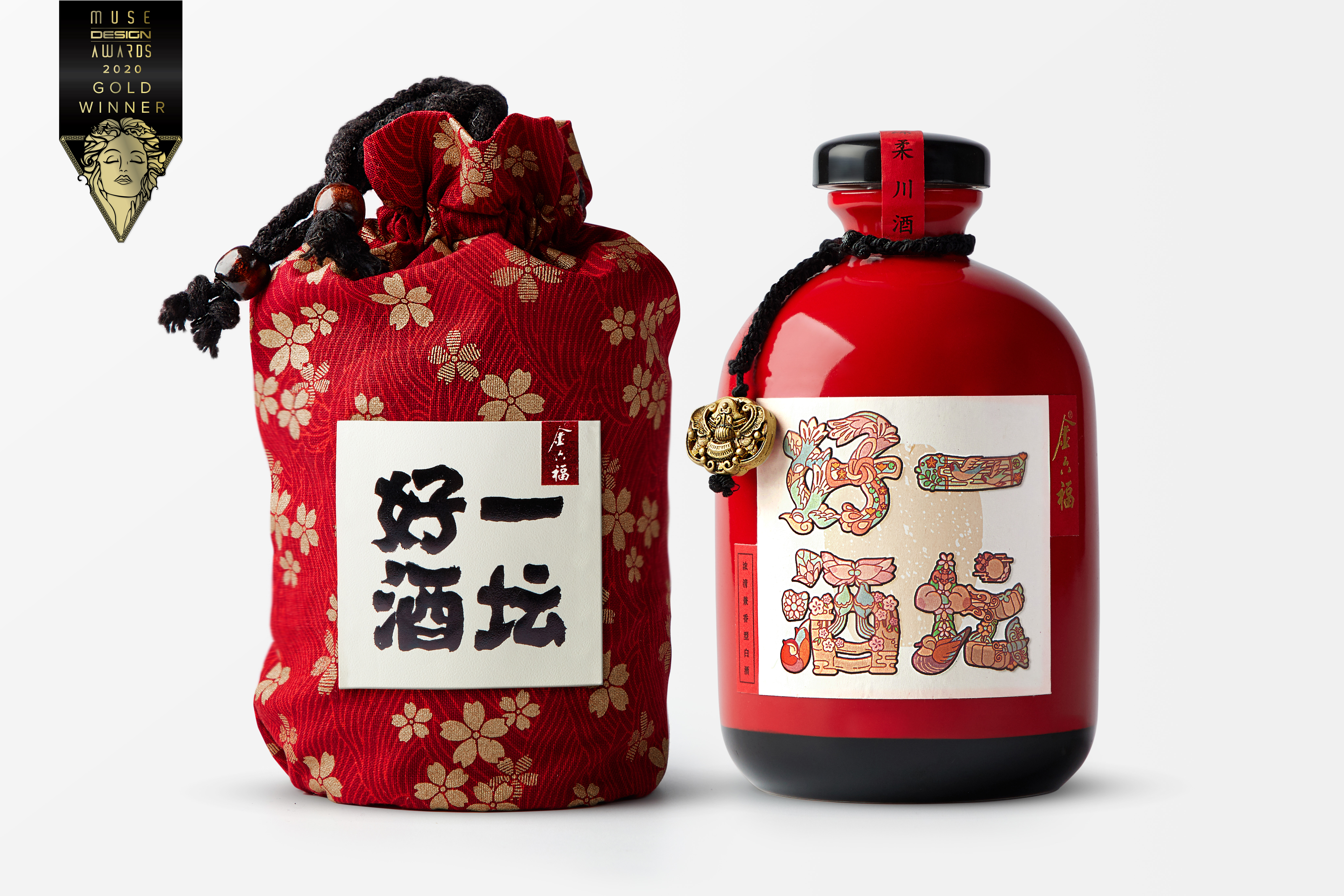 凌云创意出品一坛好酒红坛创作过程