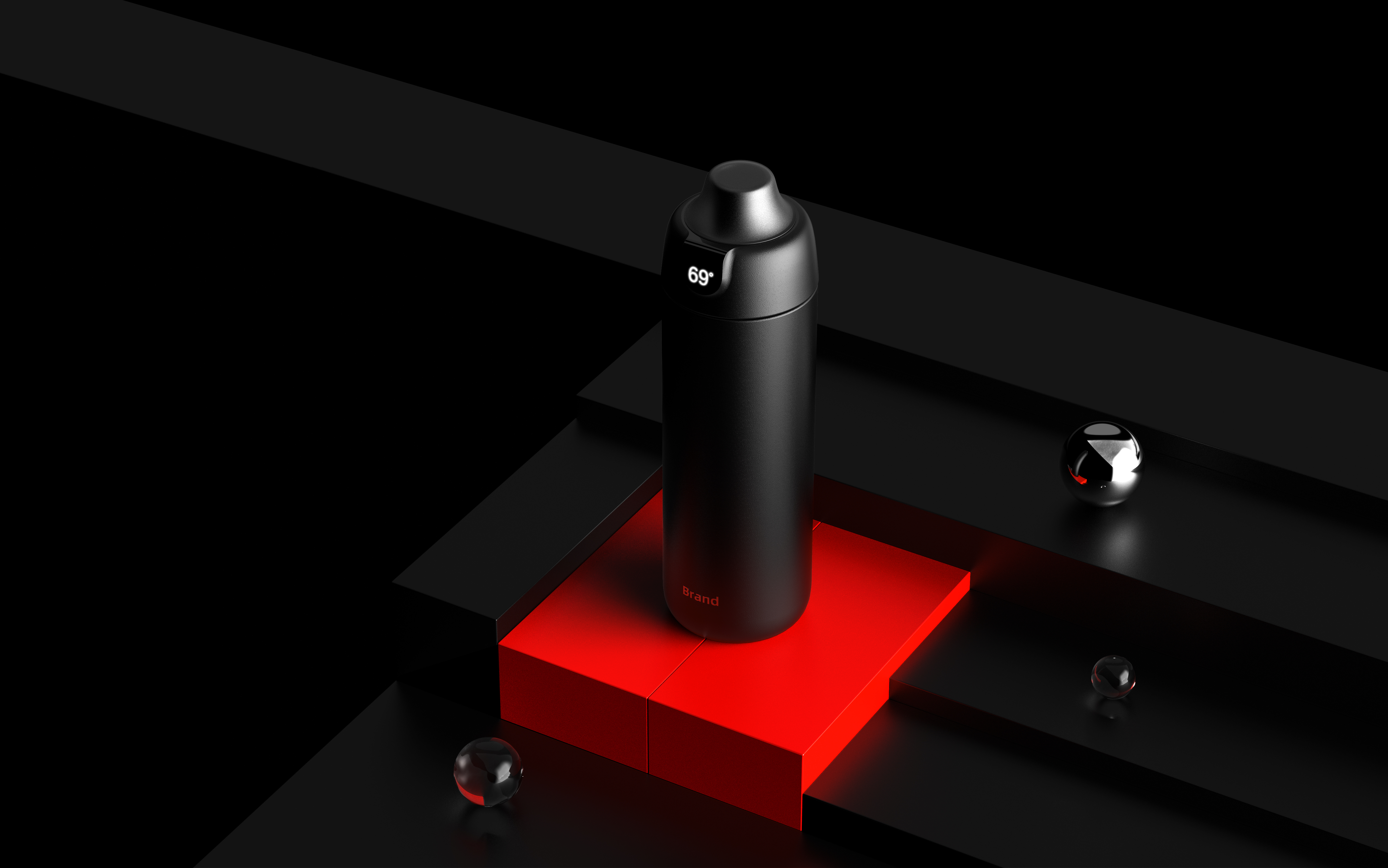 Water cup，intelligence，outdoors，temperature，Portable，Cool，