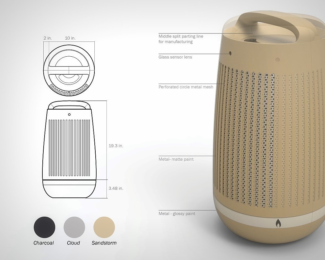 motion sensor ，security，Effective utilization，product design，industrial design，