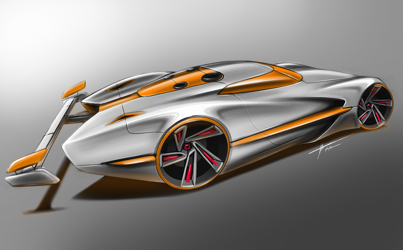 Automatic design，Hand drawn，Render，design sketch，vision，