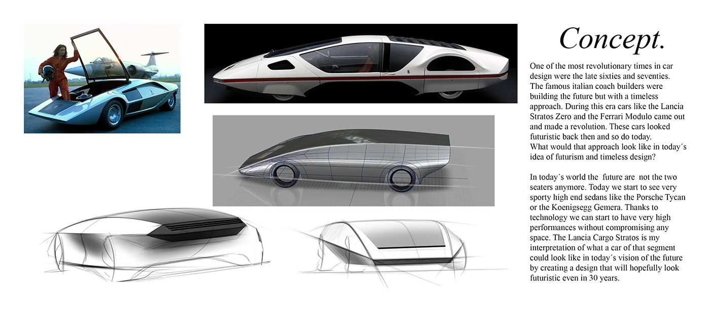 Sports car，Ferrari，concept，Digital art，