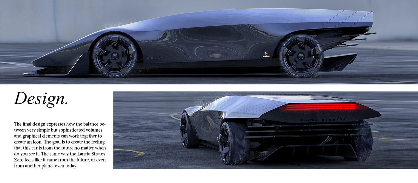 Sports car，Ferrari，concept，Digital art，