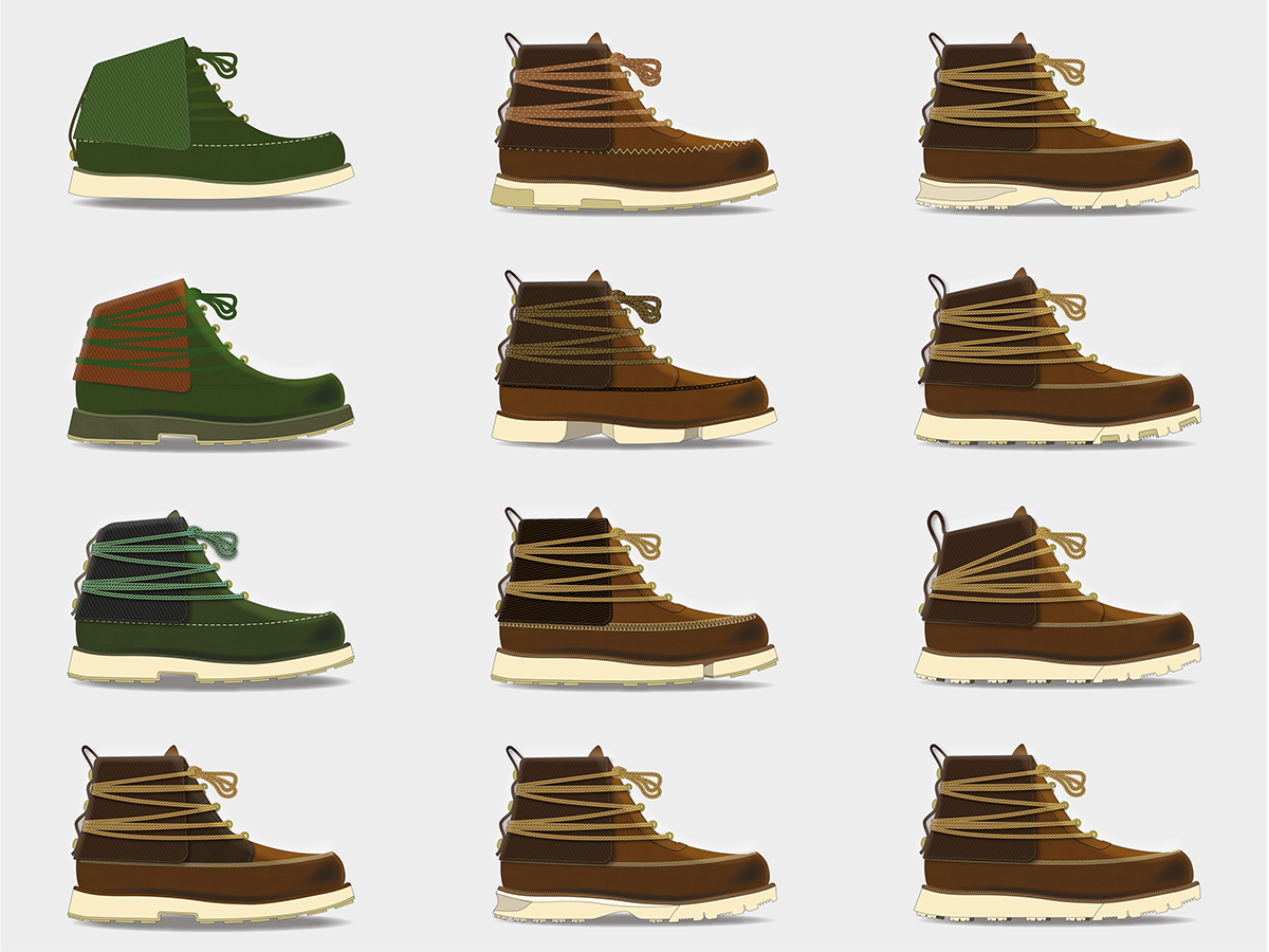 shoes，fashion，motion，sketch，