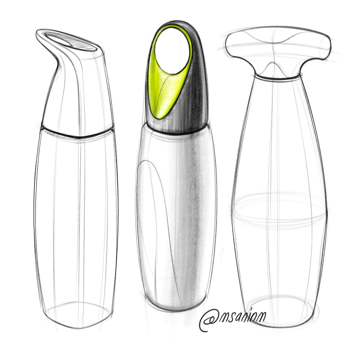 Hand drawn，Product illustration，Sketch，concept，