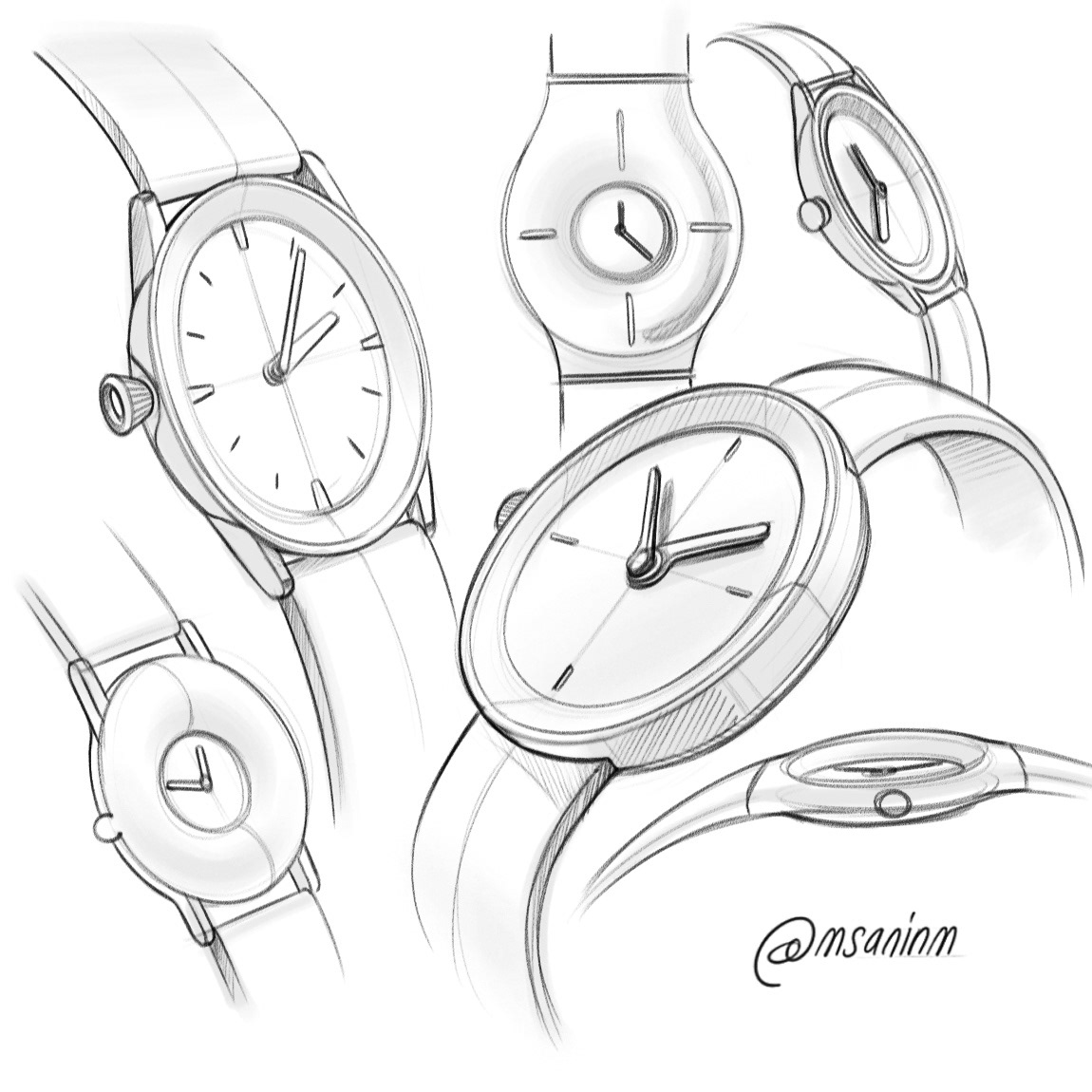 Hand drawn，Product illustration，Sketch，concept，