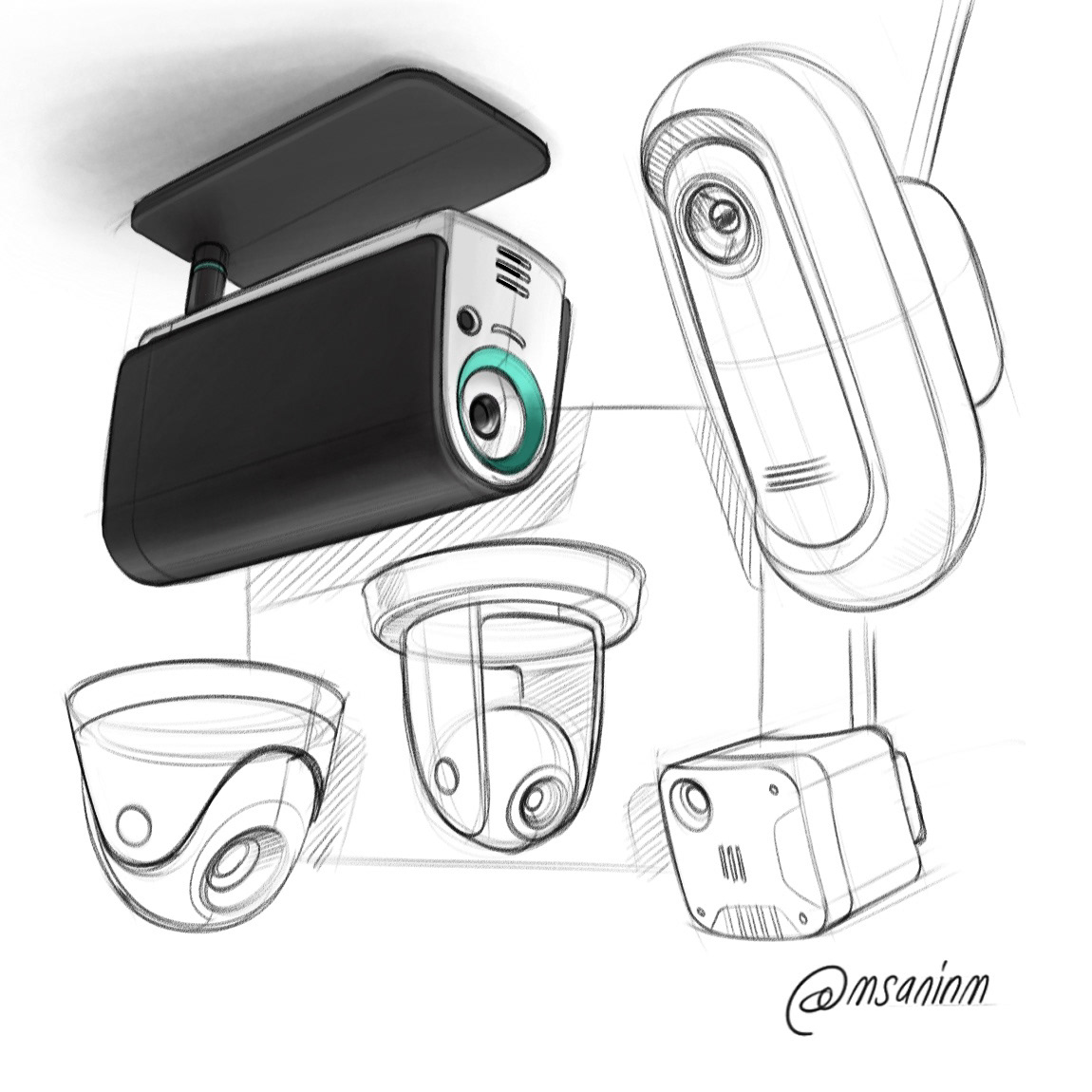 Hand drawn，Product illustration，Sketch，concept，