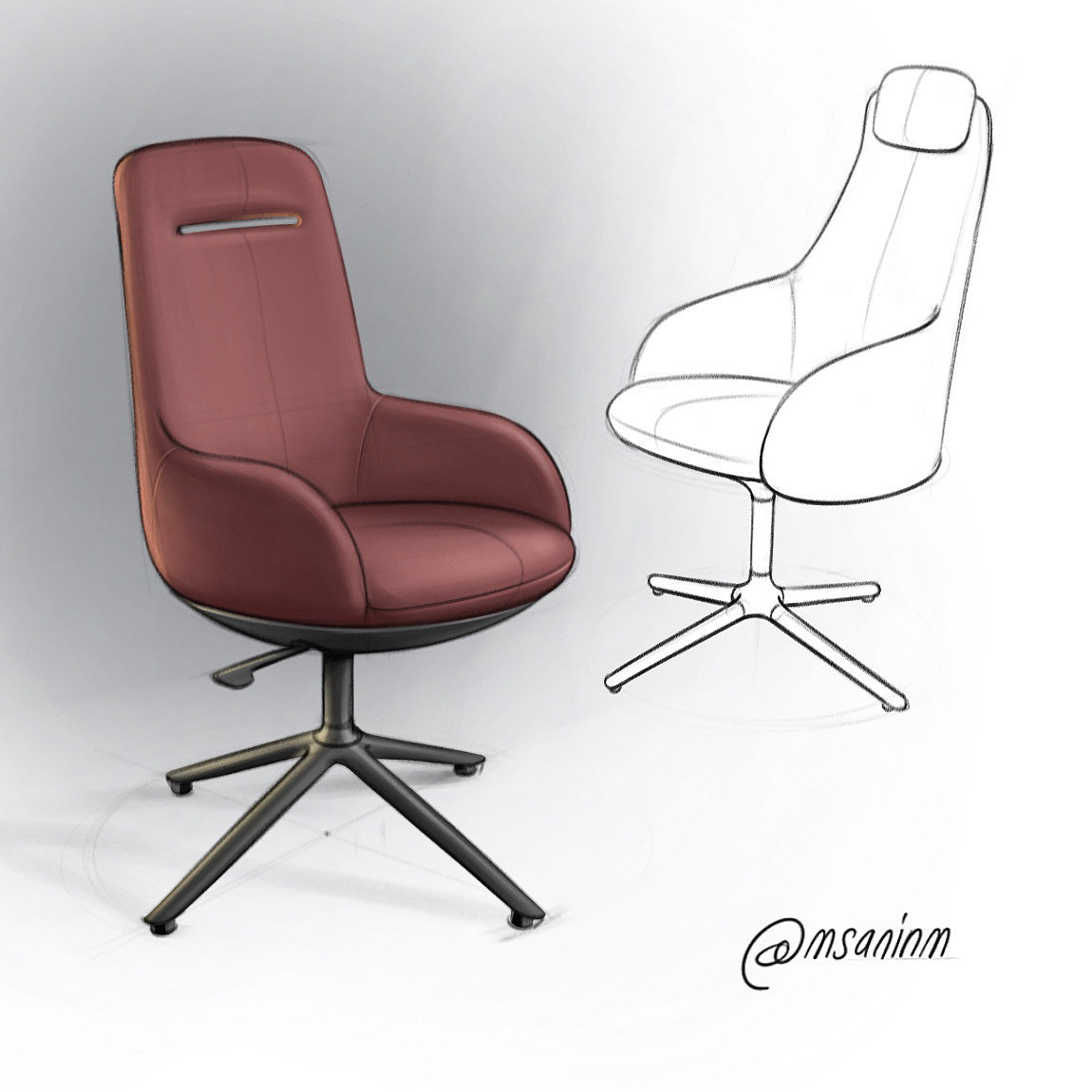 Hand drawn，Product illustration，Sketch，concept，