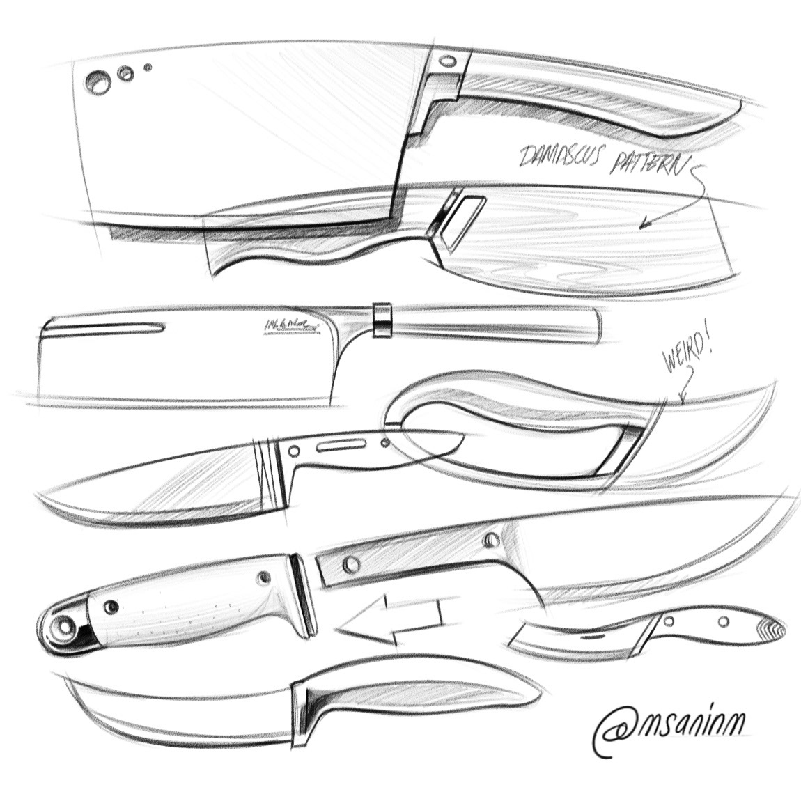 Hand drawn，Product illustration，Sketch，concept，