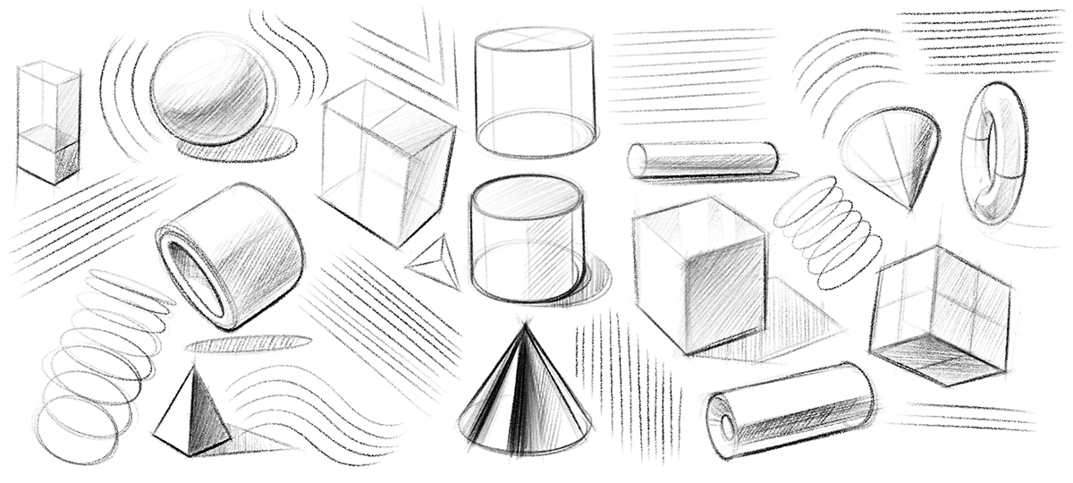 Hand drawn，Product illustration，Sketch，concept，