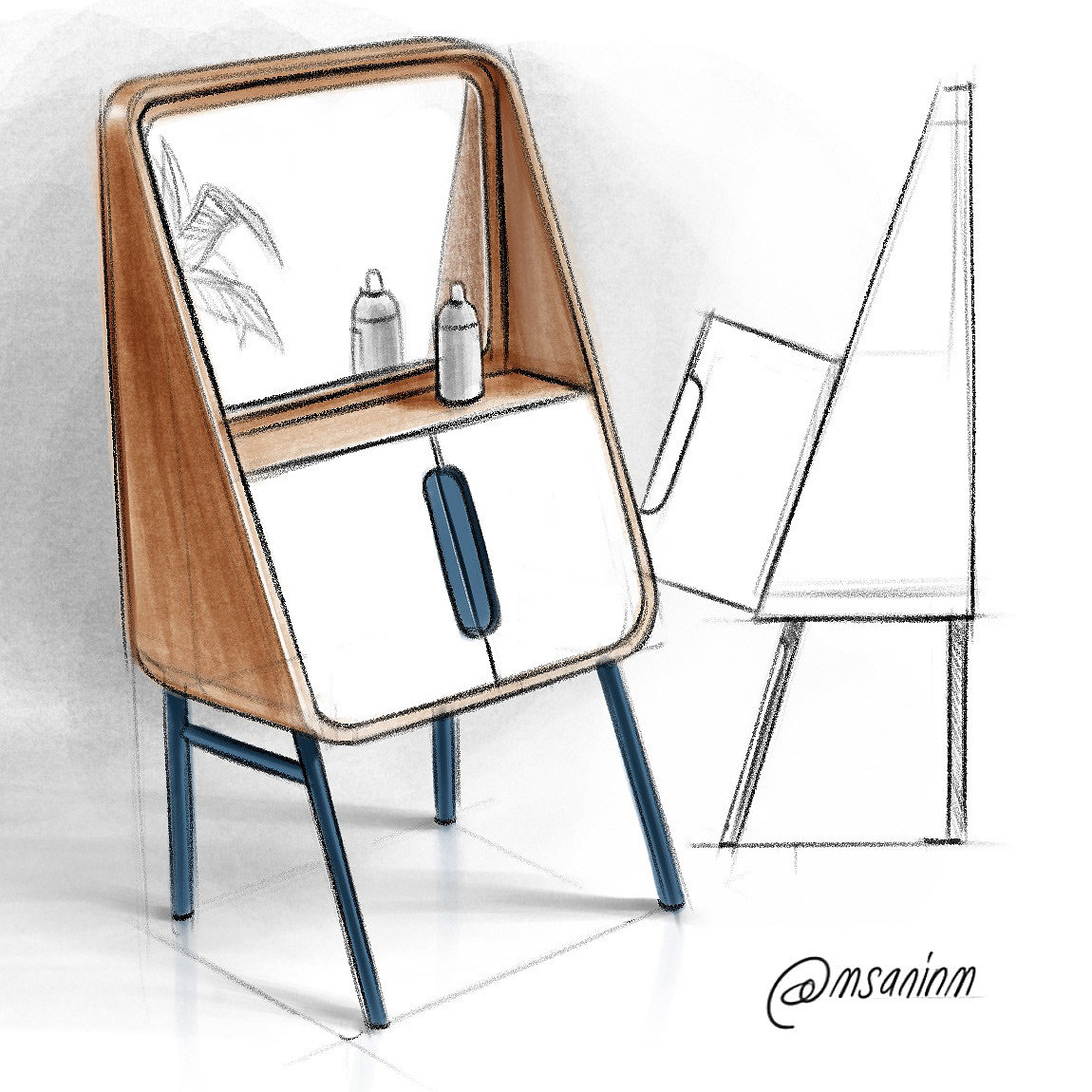 Hand drawn，Product illustration，Sketch，concept，