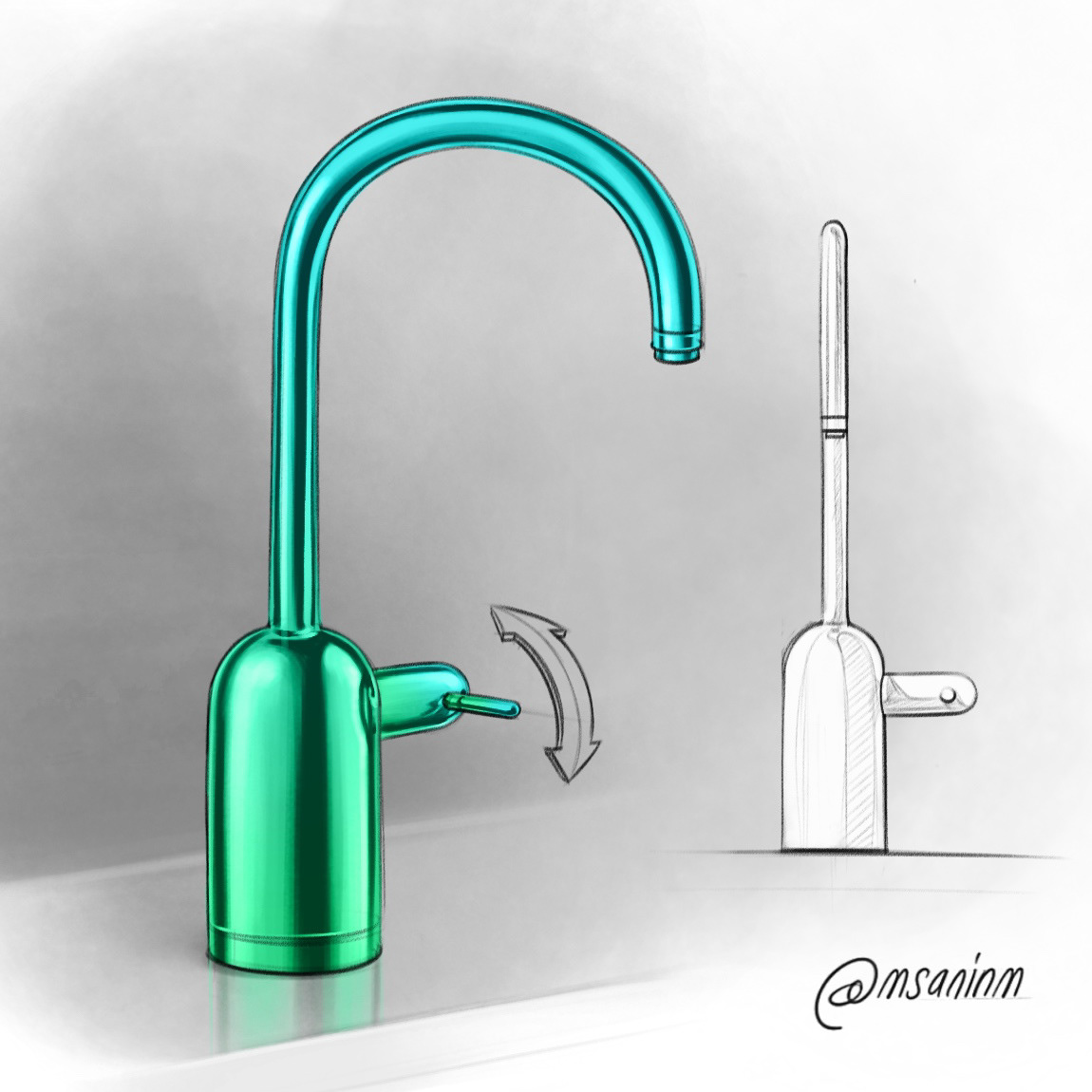 Hand drawn，Product illustration，Sketch，concept，