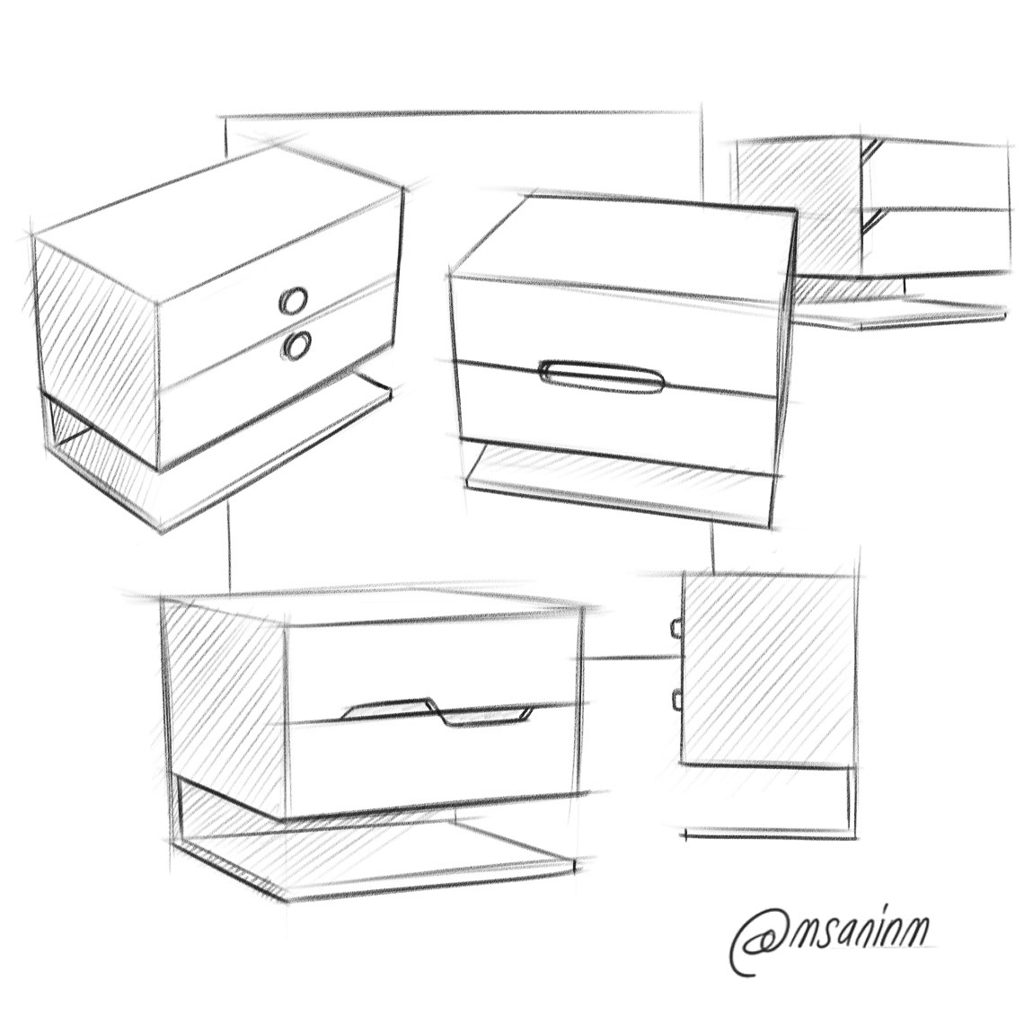 Hand drawn，Product illustration，Sketch，concept，