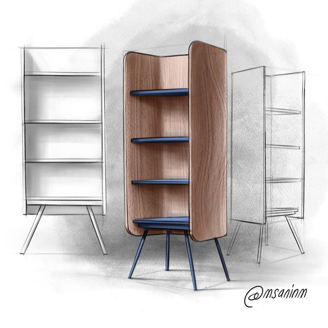 Hand drawn，Product illustration，Sketch，concept，