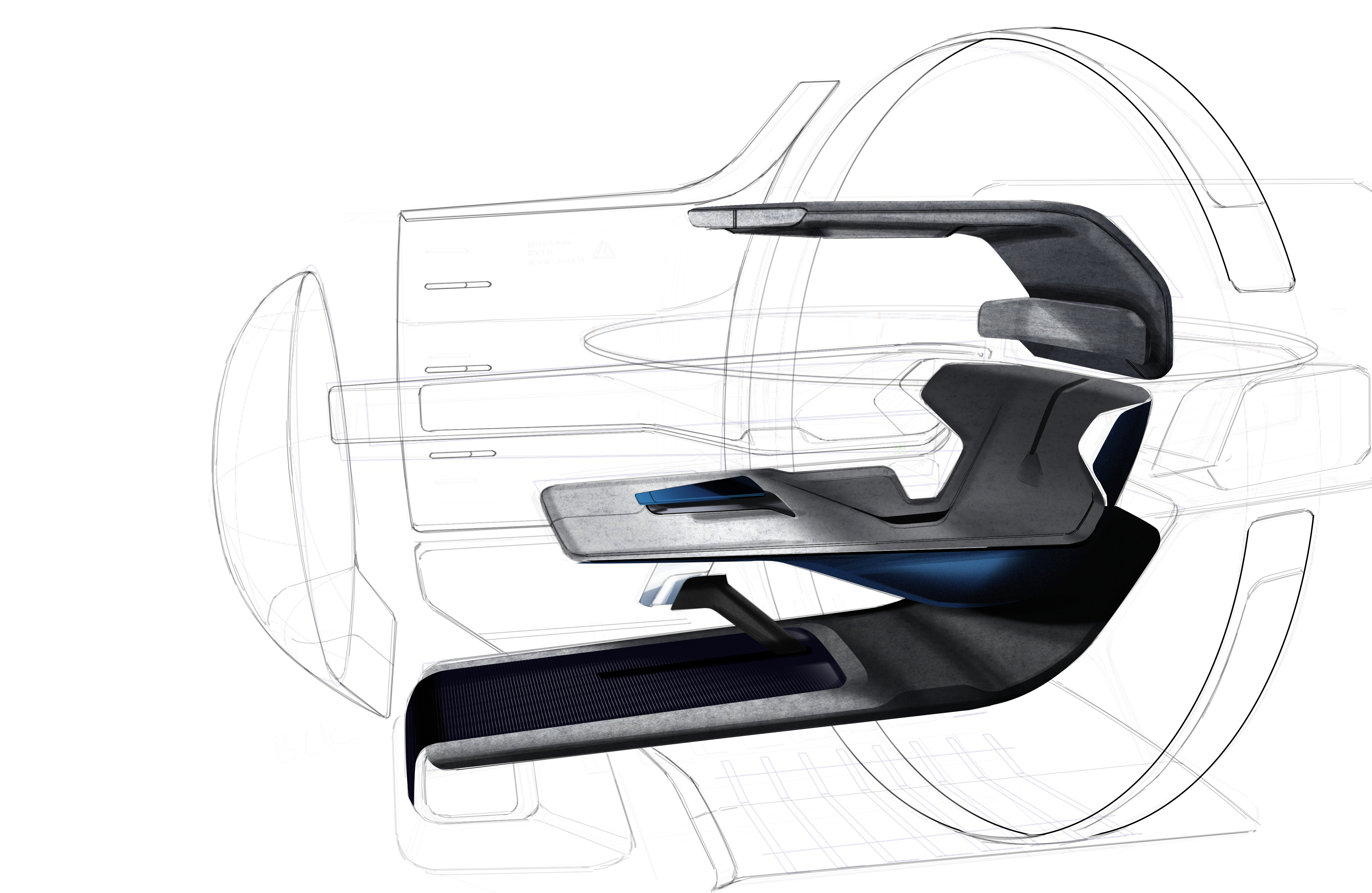 Automobile design，Interior design，the height is，