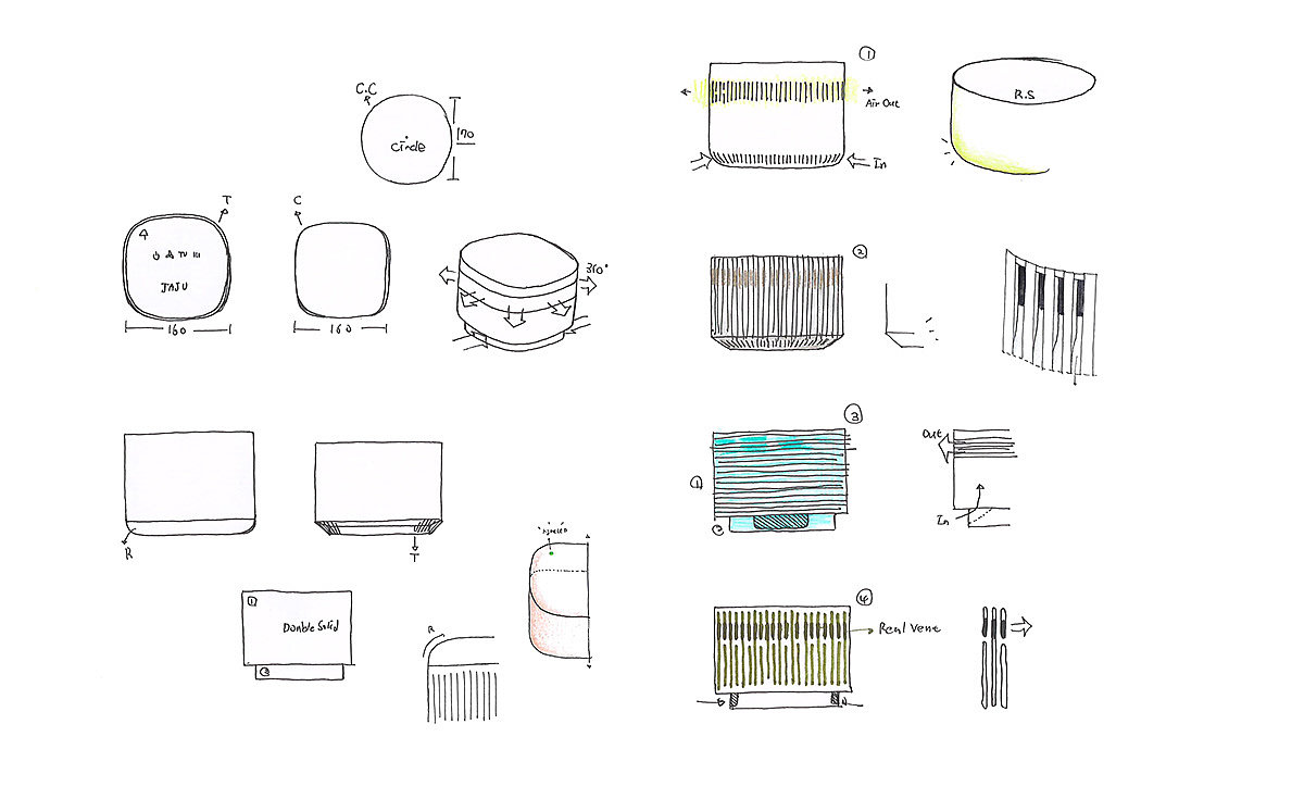 JAJU，air cleaner，concise，