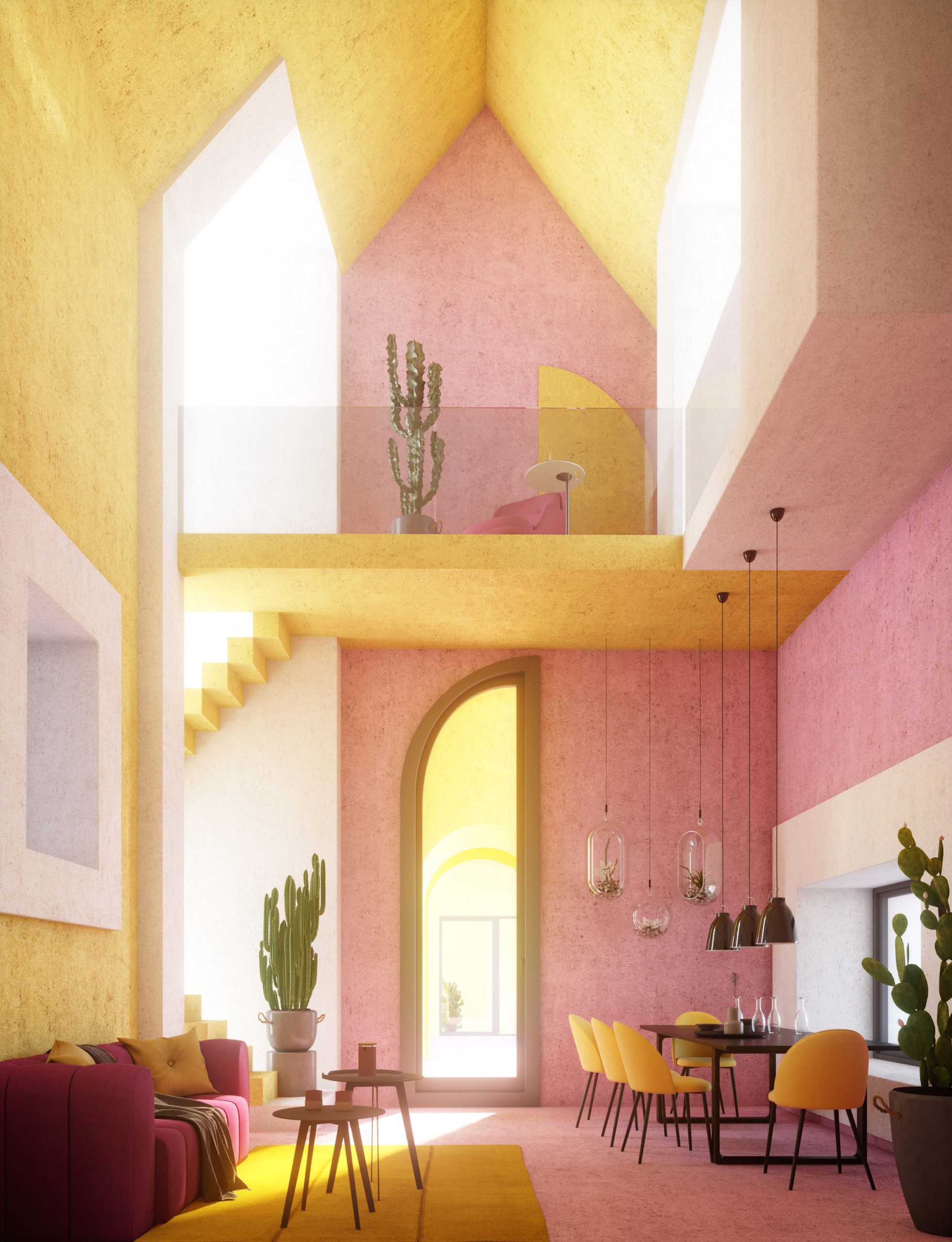 community，village，fictitious，design sketch，colour，