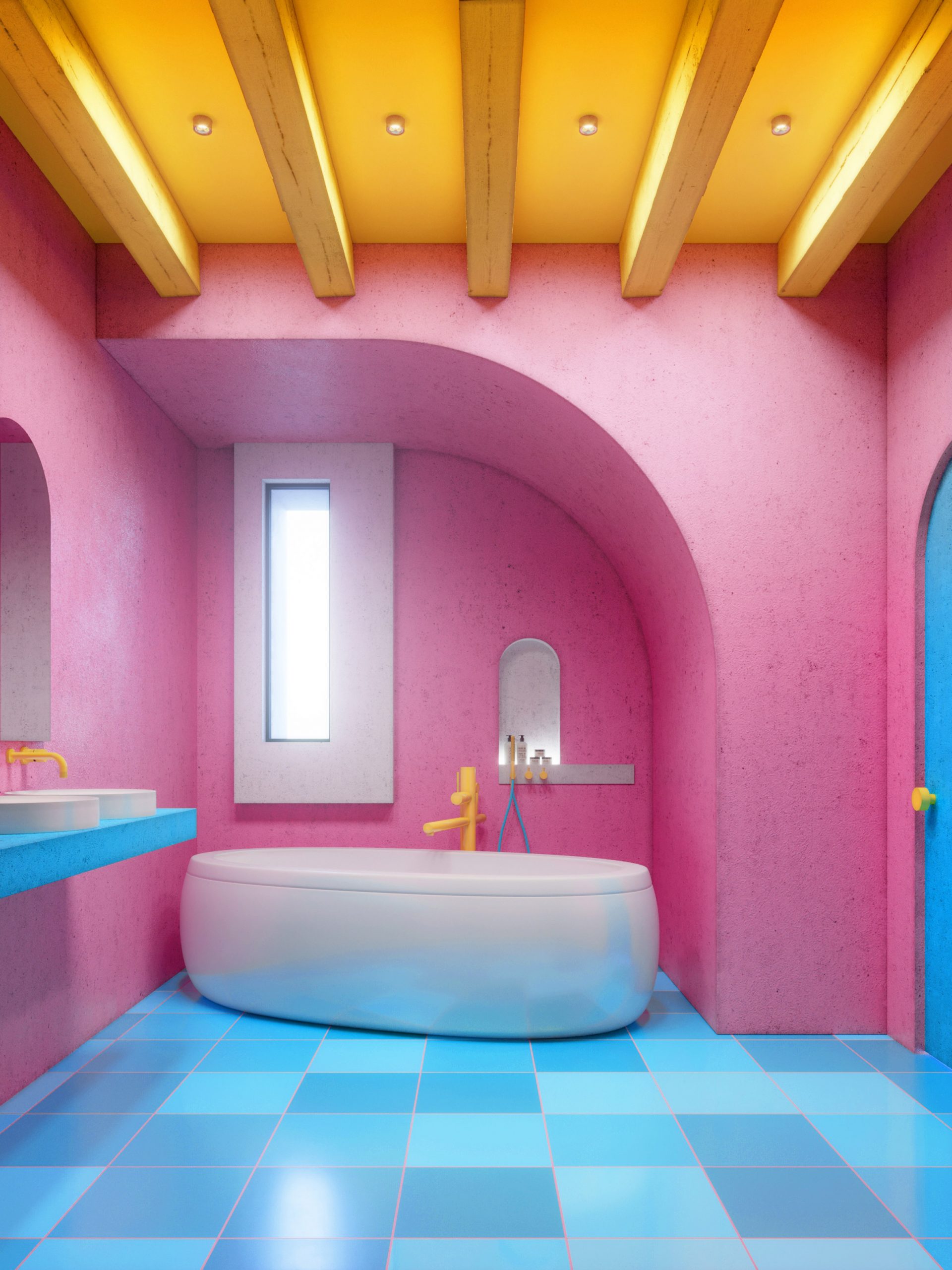 community，village，fictitious，design sketch，colour，