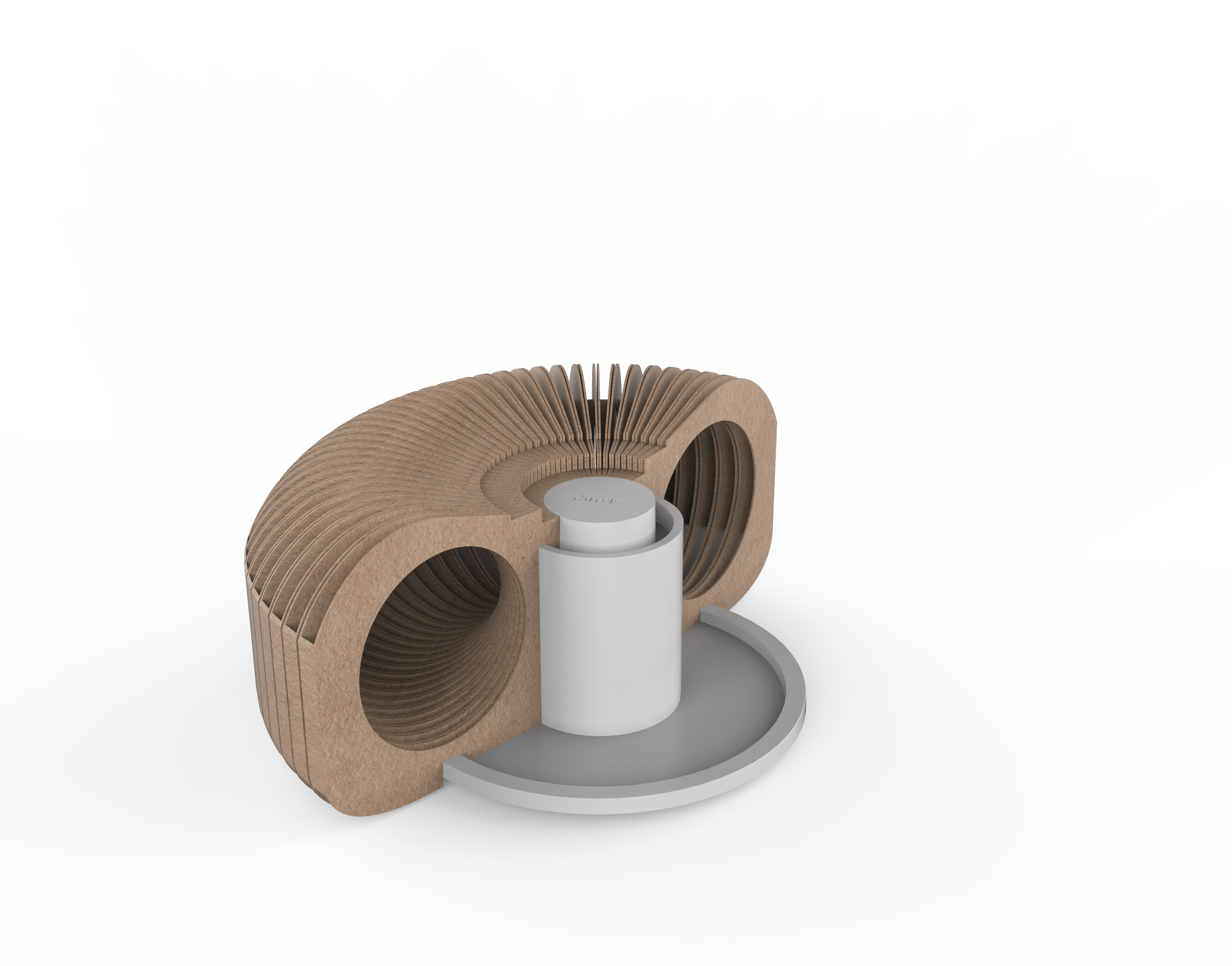 Cat scratch board cat house pet cat toys large space wear resistant，