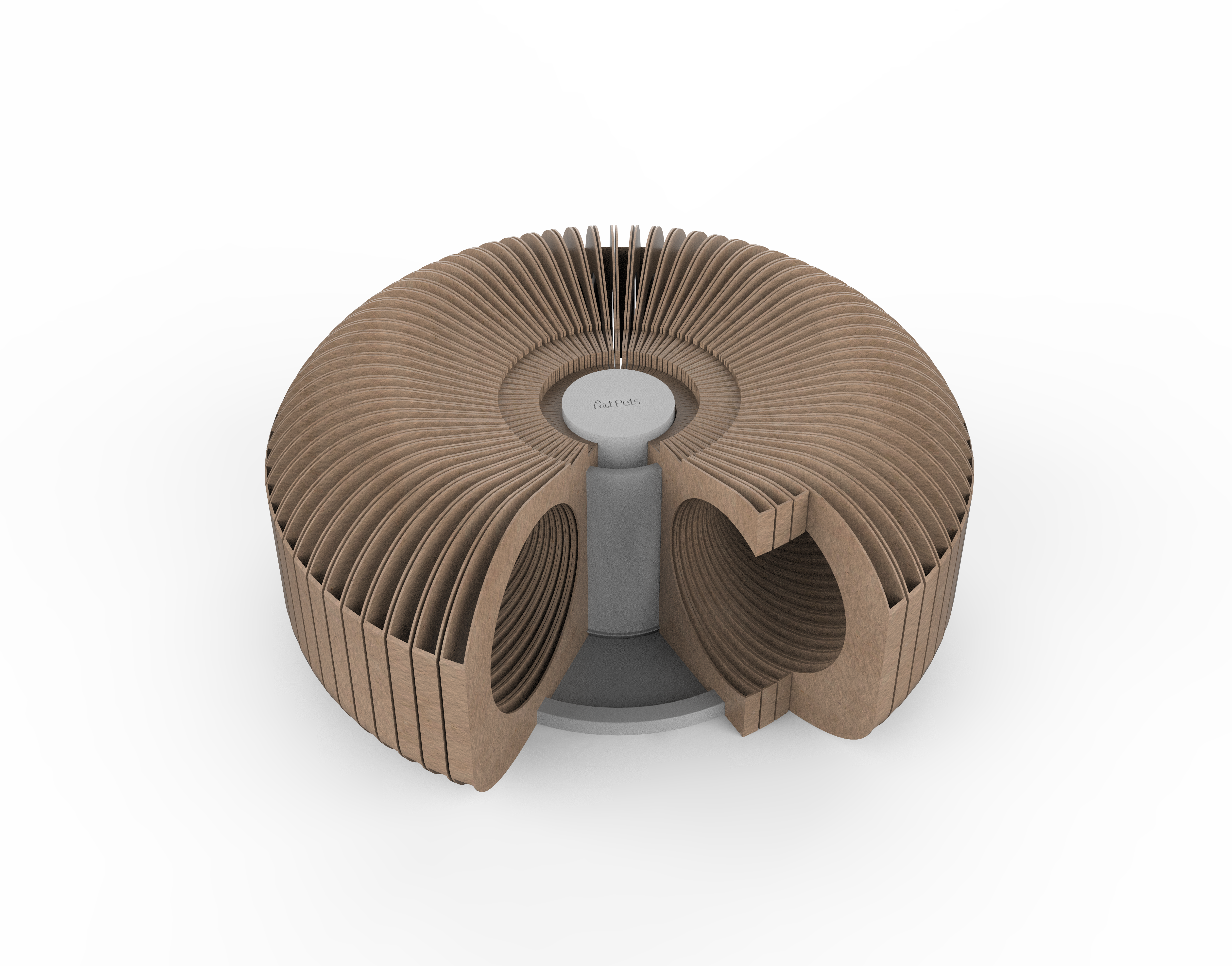 Cat scratch board cat house pet cat toys large space wear resistant，