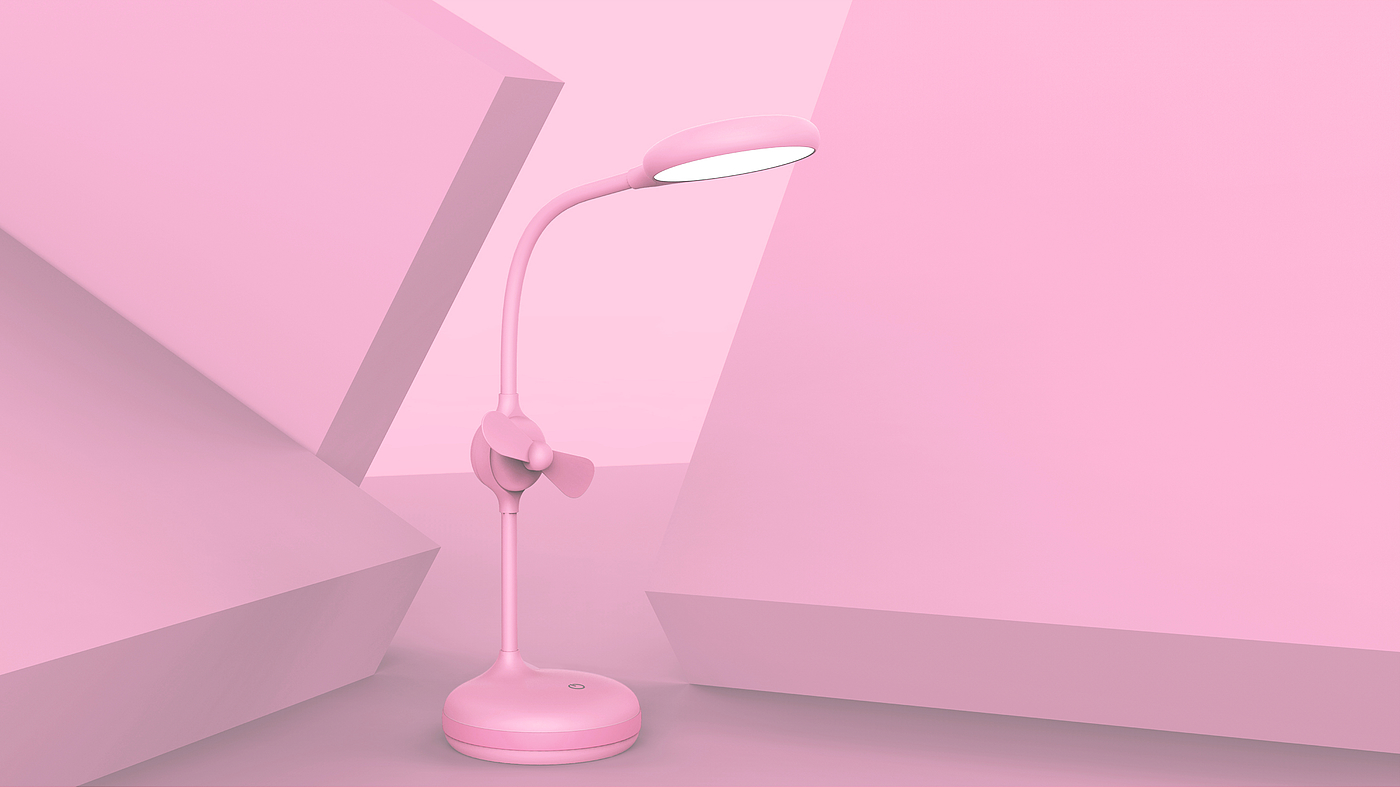 kawaii，Macaroon，Desk lamp，Fan，